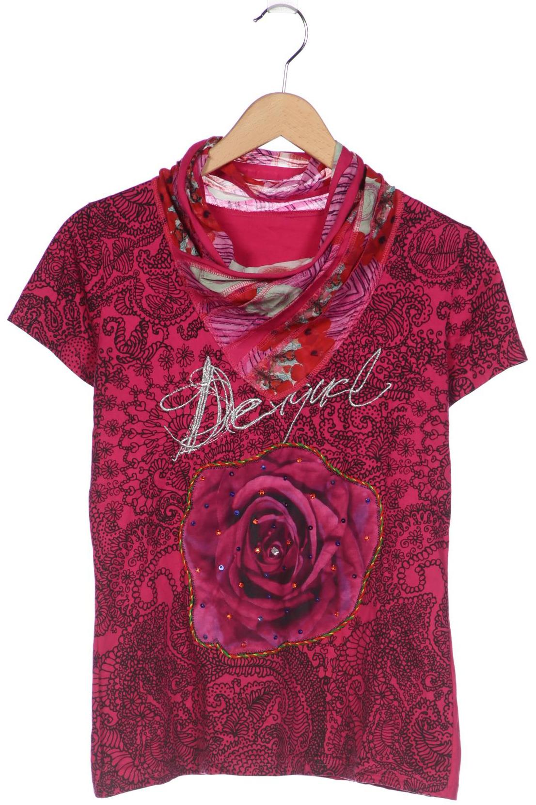 

Desigual Damen T-Shirt, pink, Gr. 42