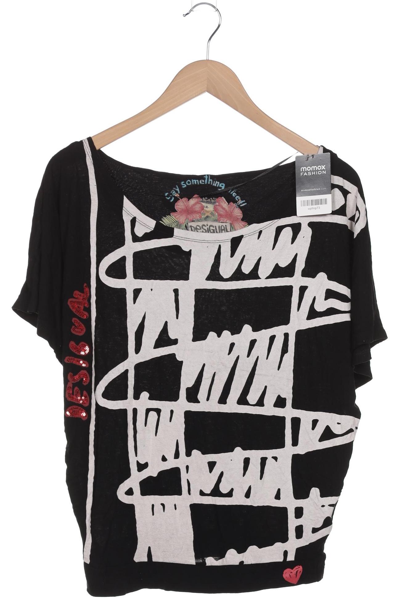 

Desigual Damen T-Shirt, schwarz, Gr. 36