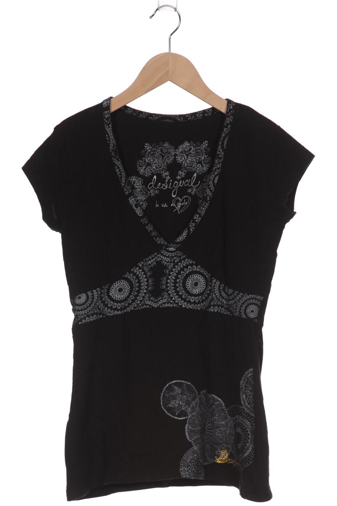 

Desigual Damen T-Shirt, schwarz