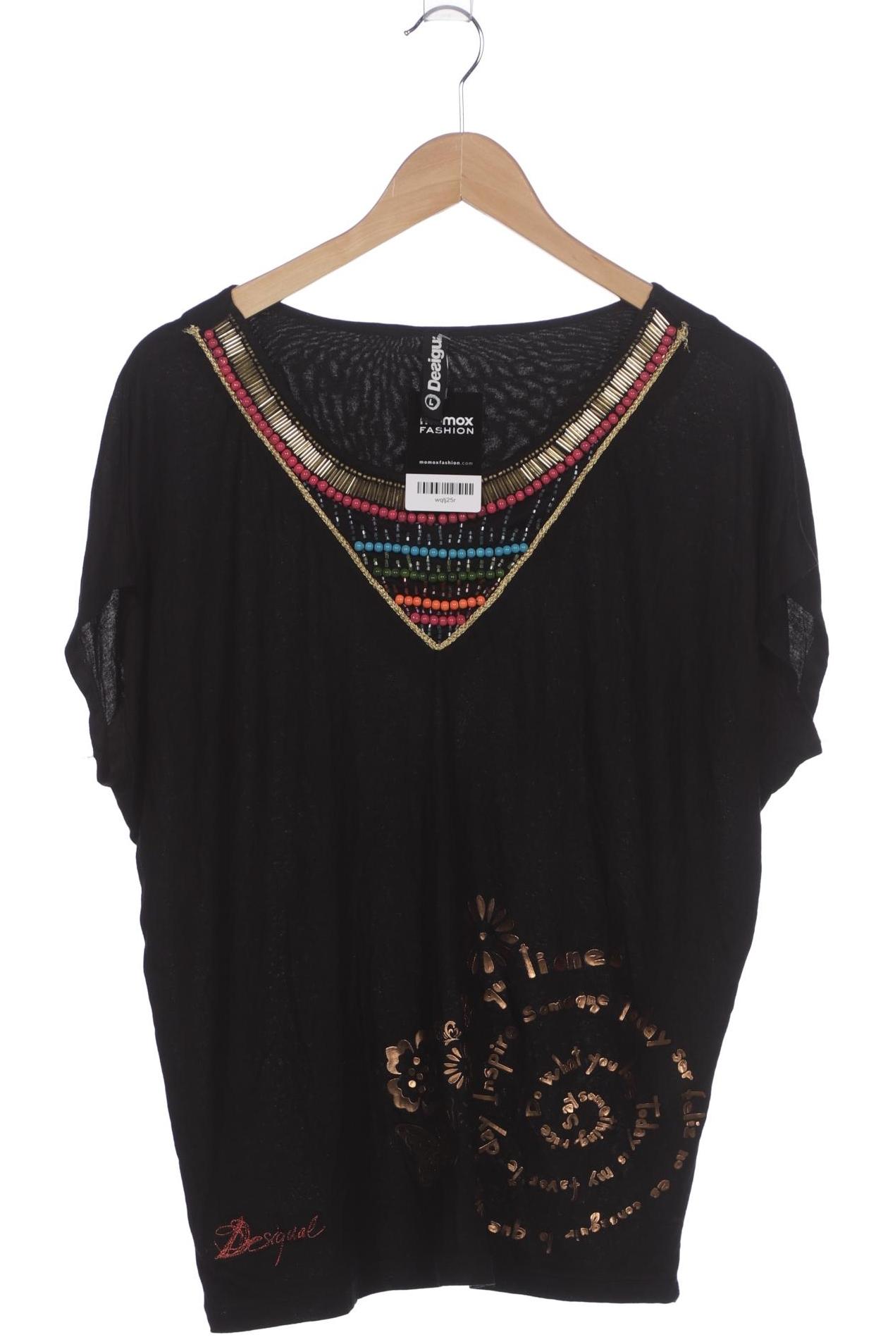 

Desigual Damen T-Shirt, schwarz, Gr. 42