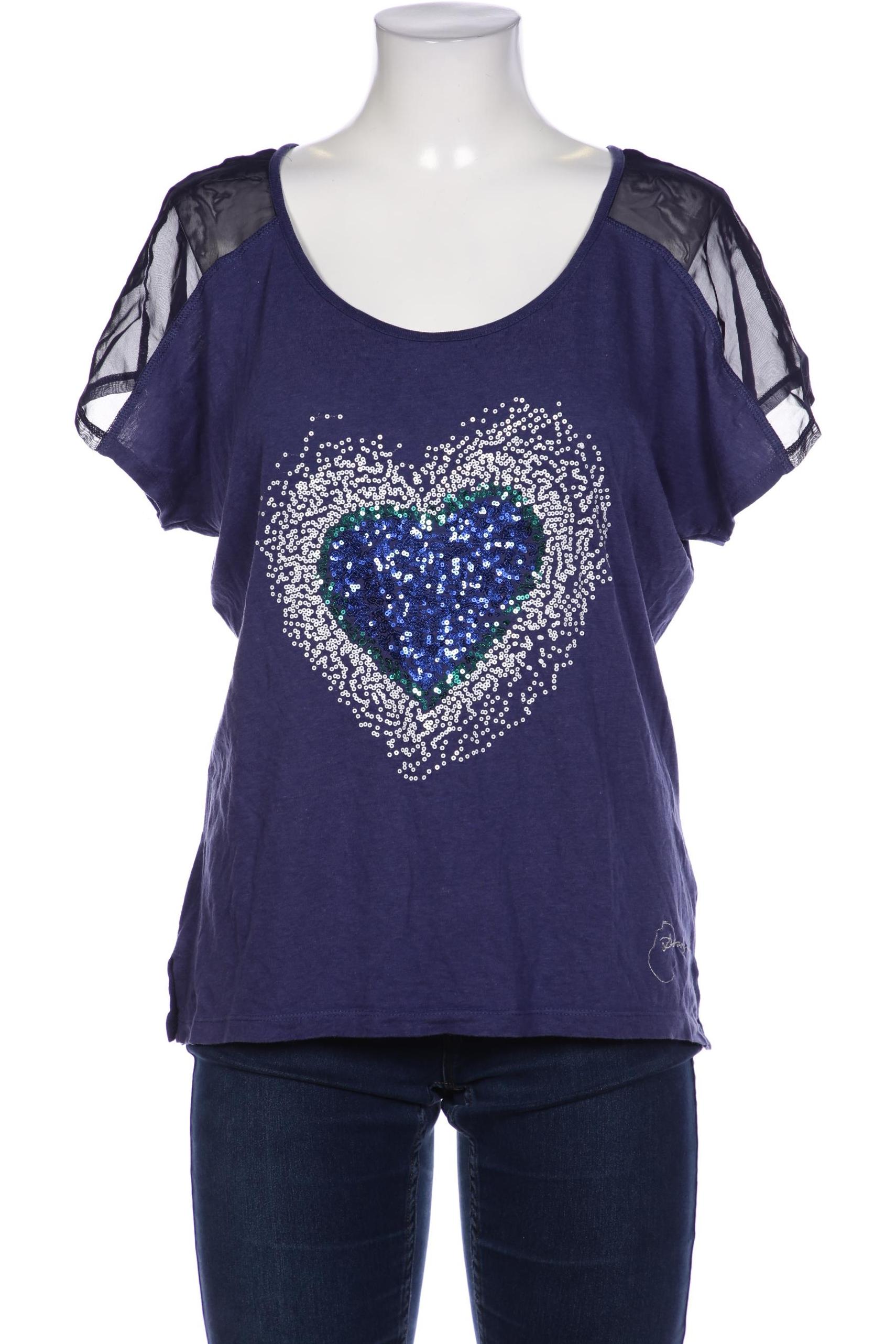 

Desigual Damen T-Shirt, marineblau, Gr. 42