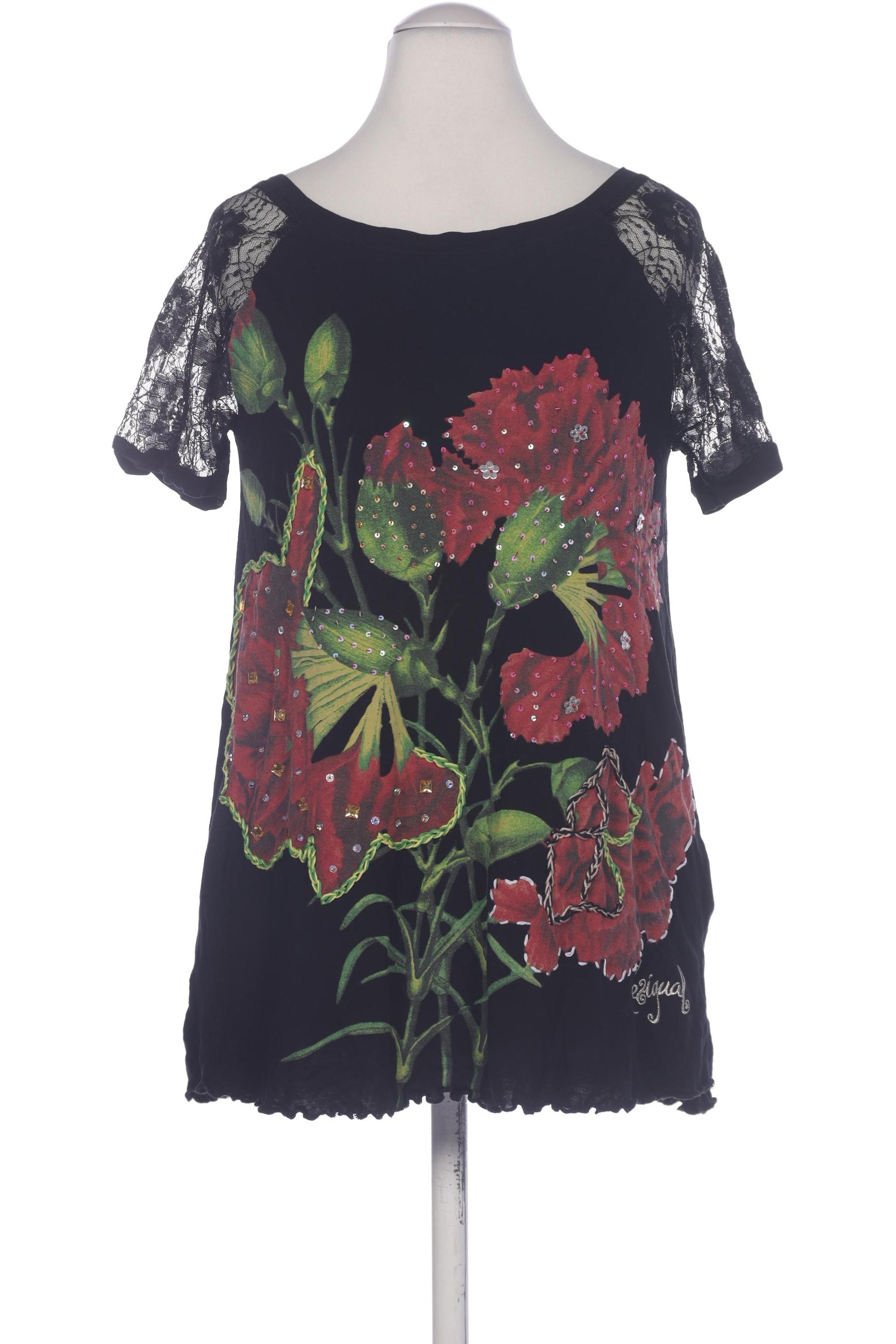 

Desigual Damen T-Shirt, schwarz, Gr. 36