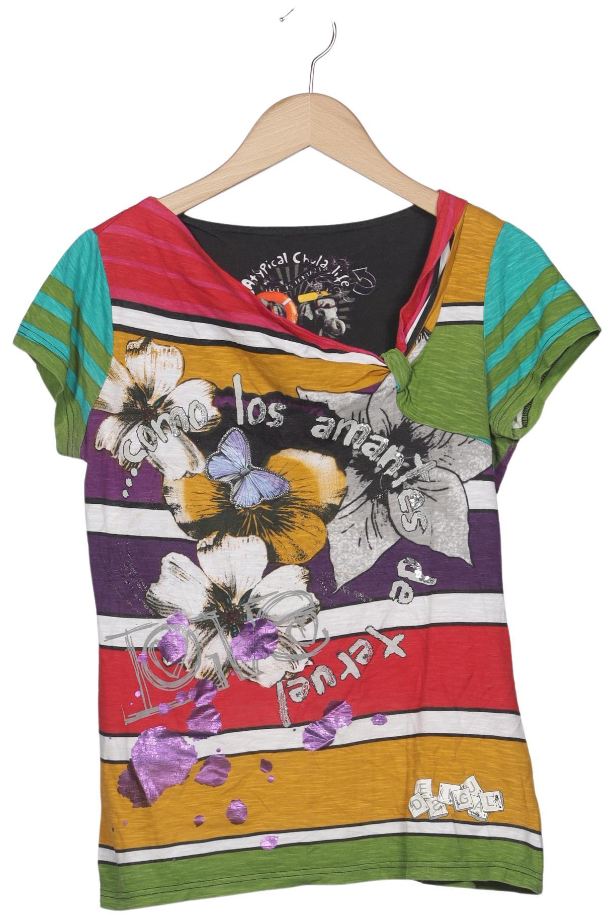 

Desigual Damen T-Shirt, mehrfarbig, Gr. 38