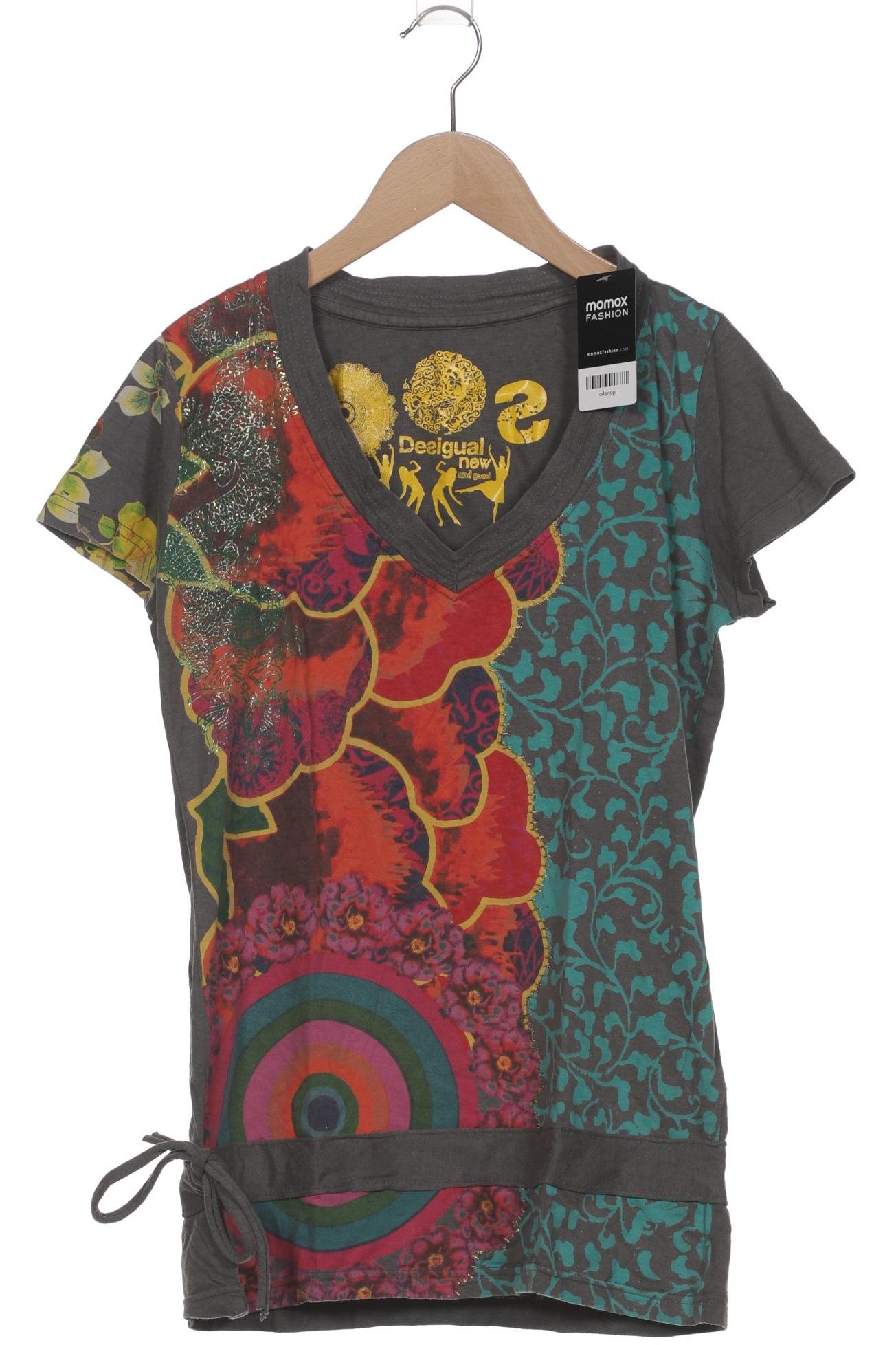 

Desigual Damen T-Shirt, grau, Gr. 44