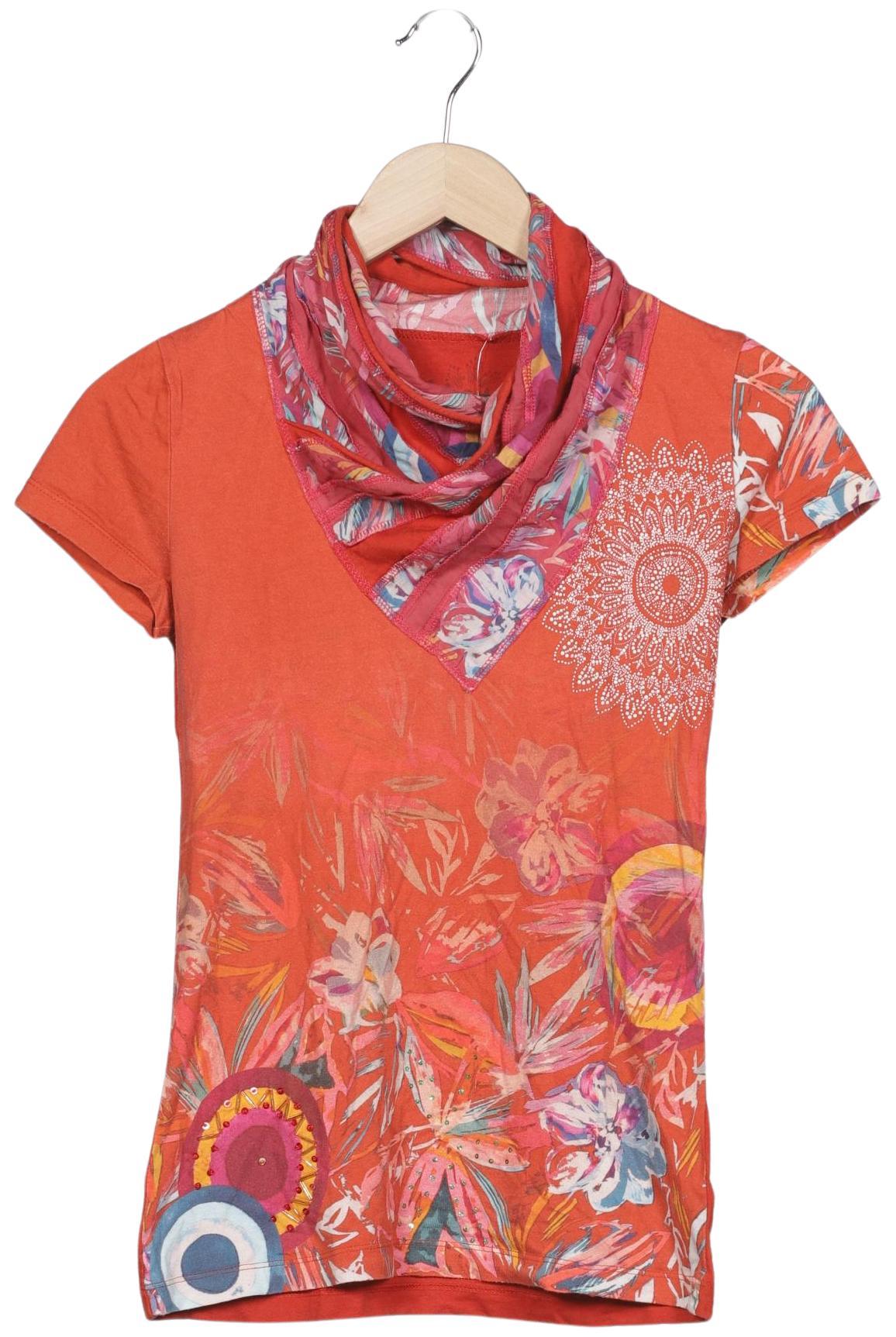 

Desigual Damen T-Shirt, rot, Gr. 36