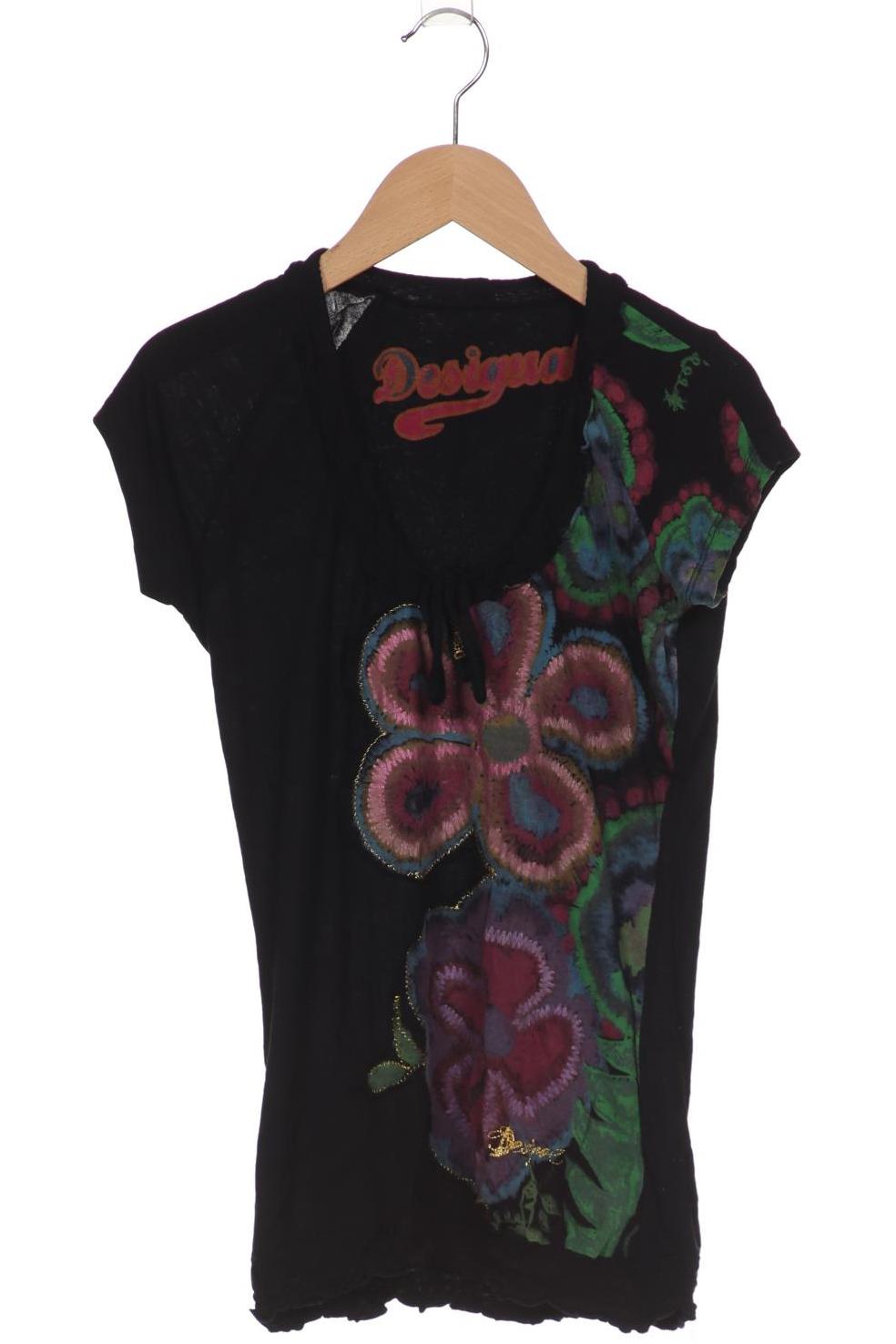 

Desigual Damen T-Shirt, schwarz