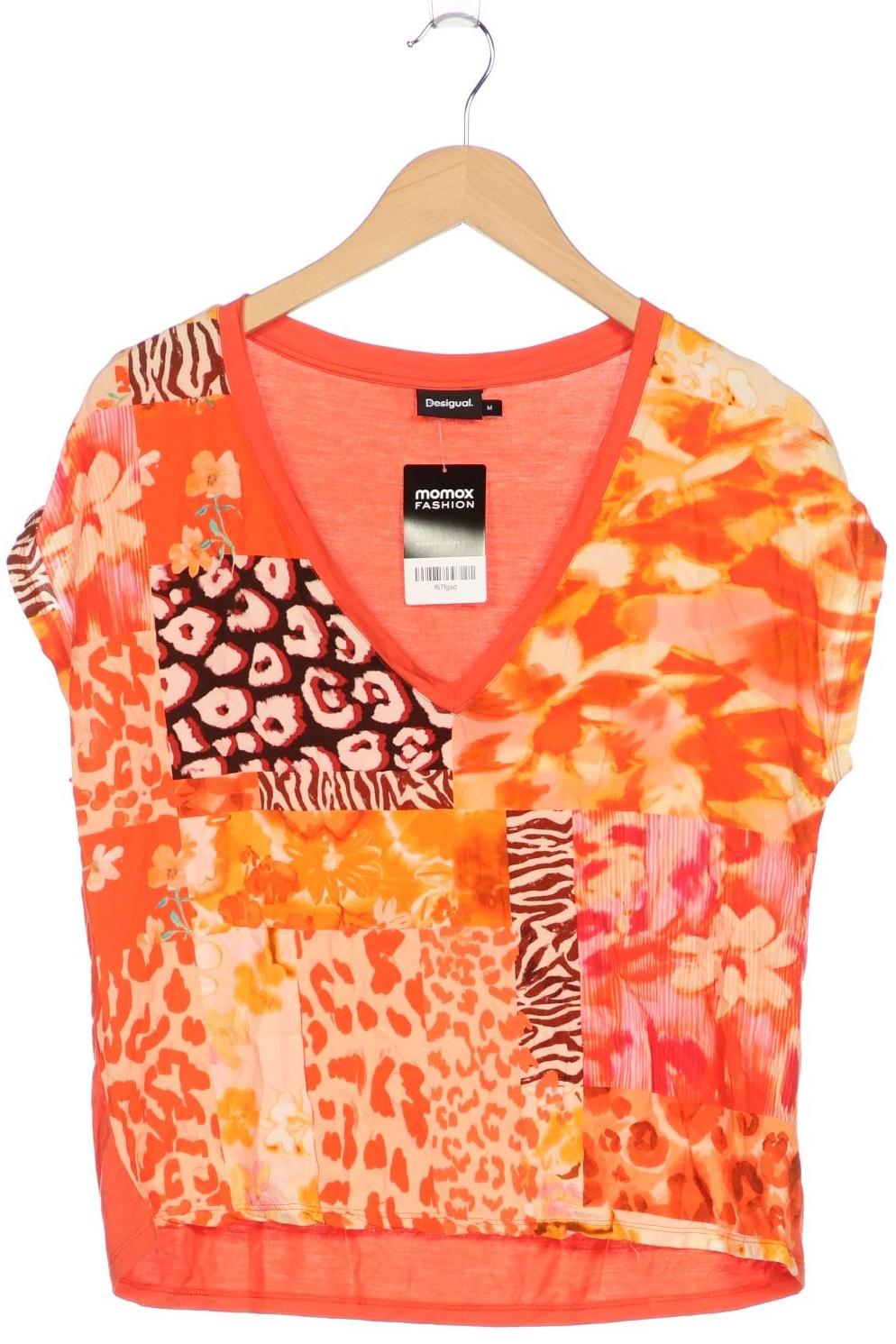

Desigual Damen T-Shirt, orange, Gr. 38