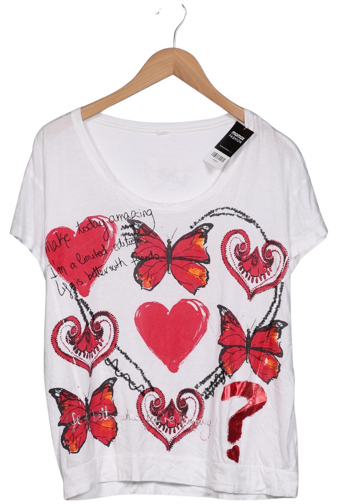 

Desigual Damen T-Shirt, weiß, Gr. 38