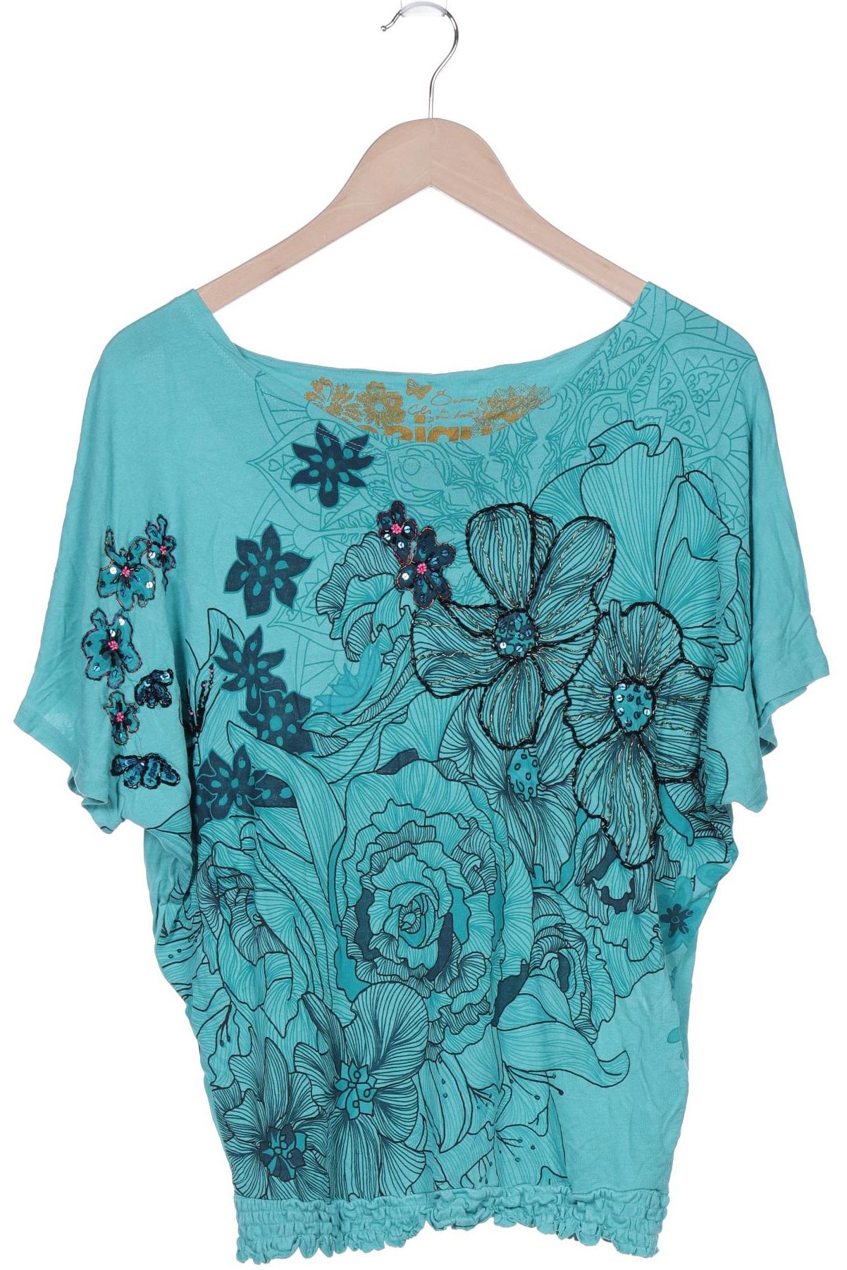 

Desigual Damen T-Shirt, türkis, Gr. 38