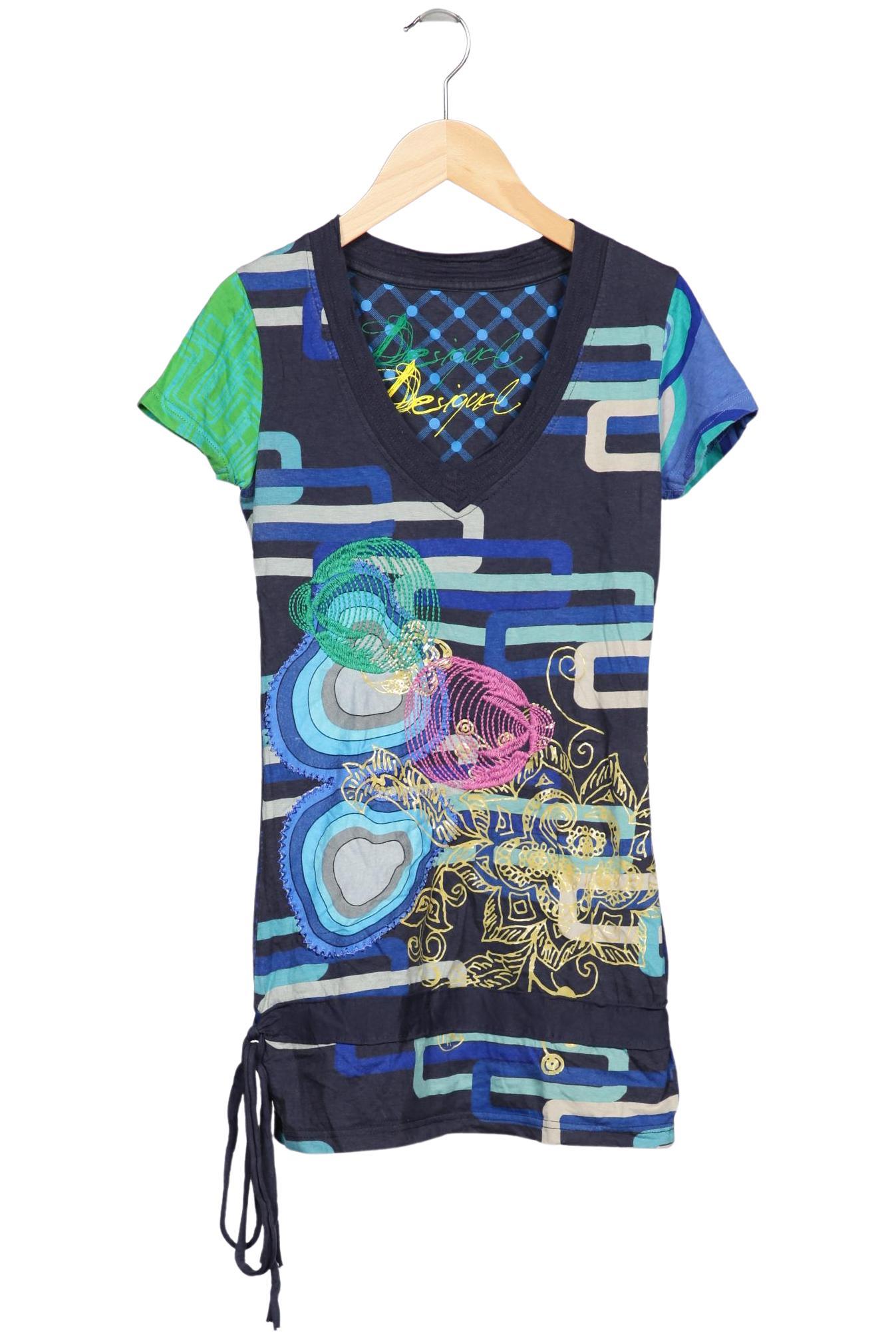 

Desigual Damen T-Shirt, mehrfarbig, Gr. 34