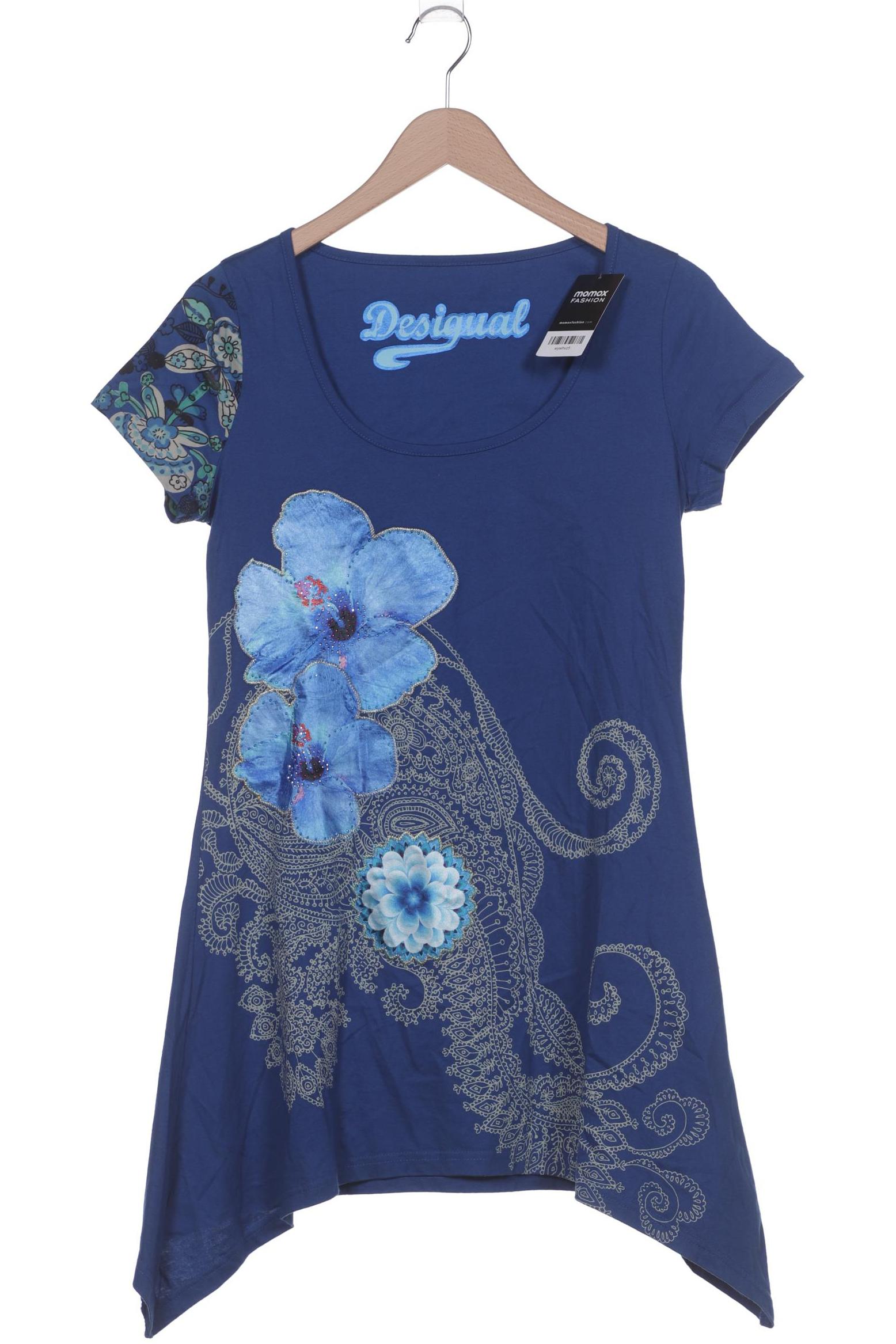 

Desigual Damen T-Shirt, blau, Gr. 42