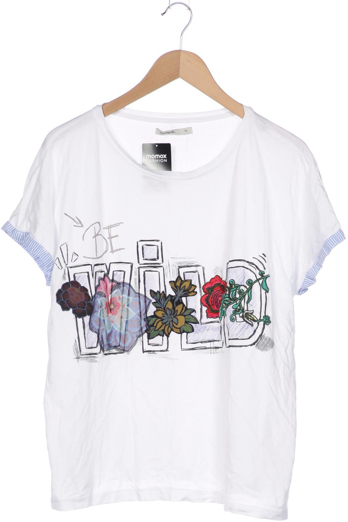 

Desigual Damen T-Shirt, weiß, Gr. 44