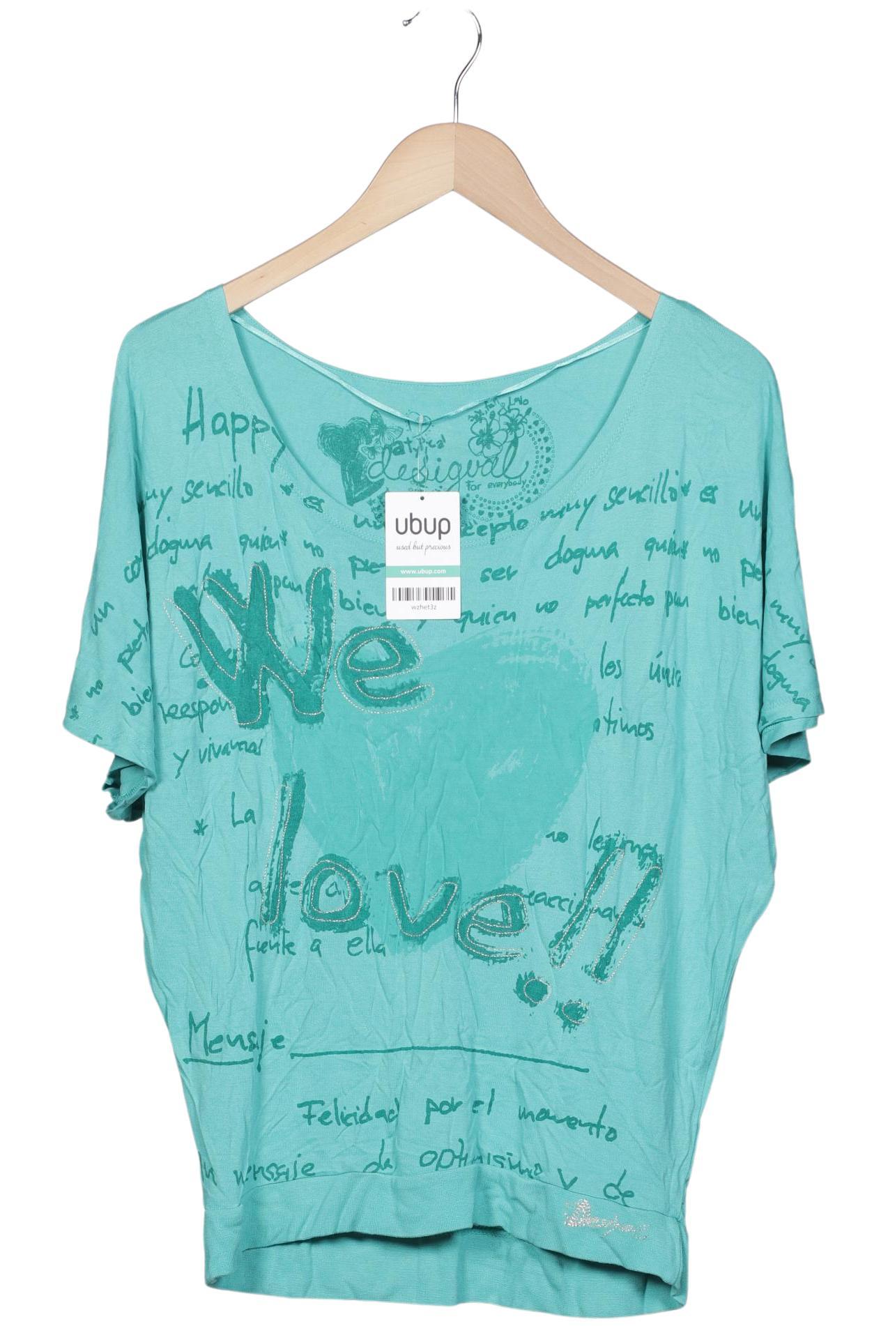 

Desigual Damen T-Shirt, türkis, Gr. 38