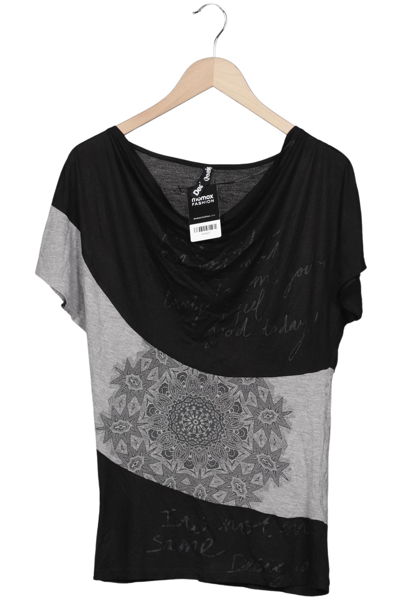 

Desigual Damen T-Shirt, schwarz, Gr. 34