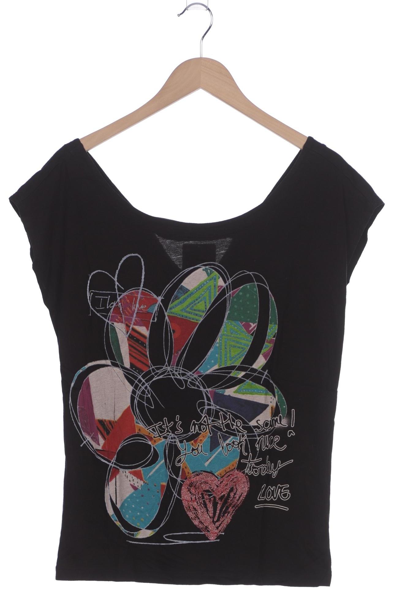 

Desigual Damen T-Shirt, schwarz, Gr. 42