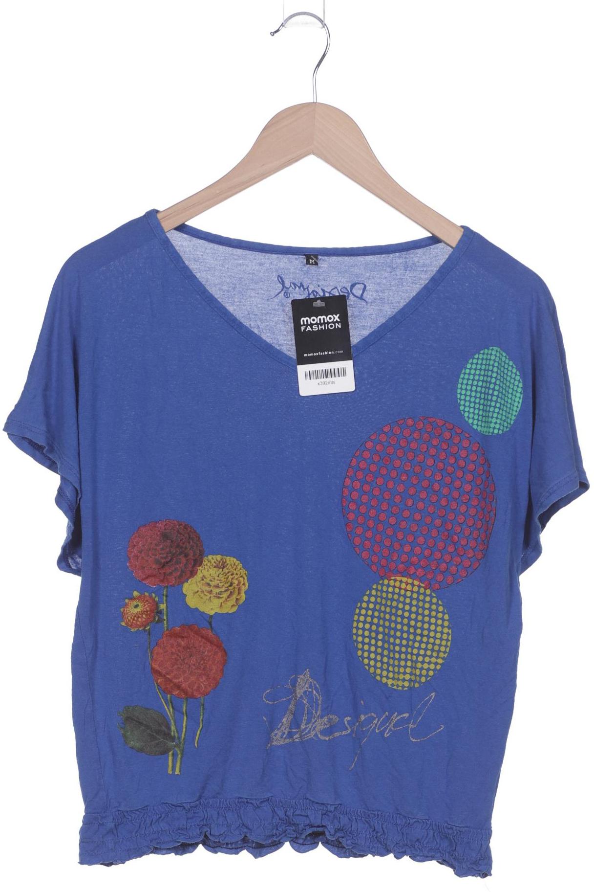 

Desigual Damen T-Shirt, blau, Gr. 38
