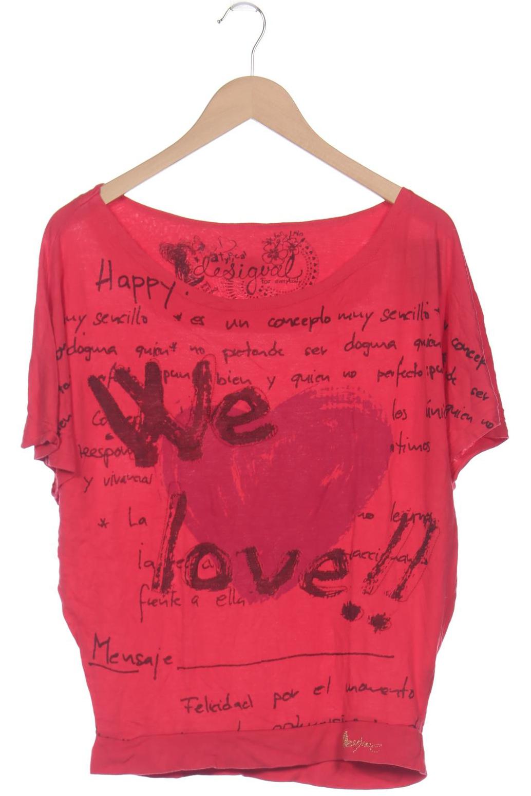 

Desigual Damen T-Shirt, pink, Gr. 36