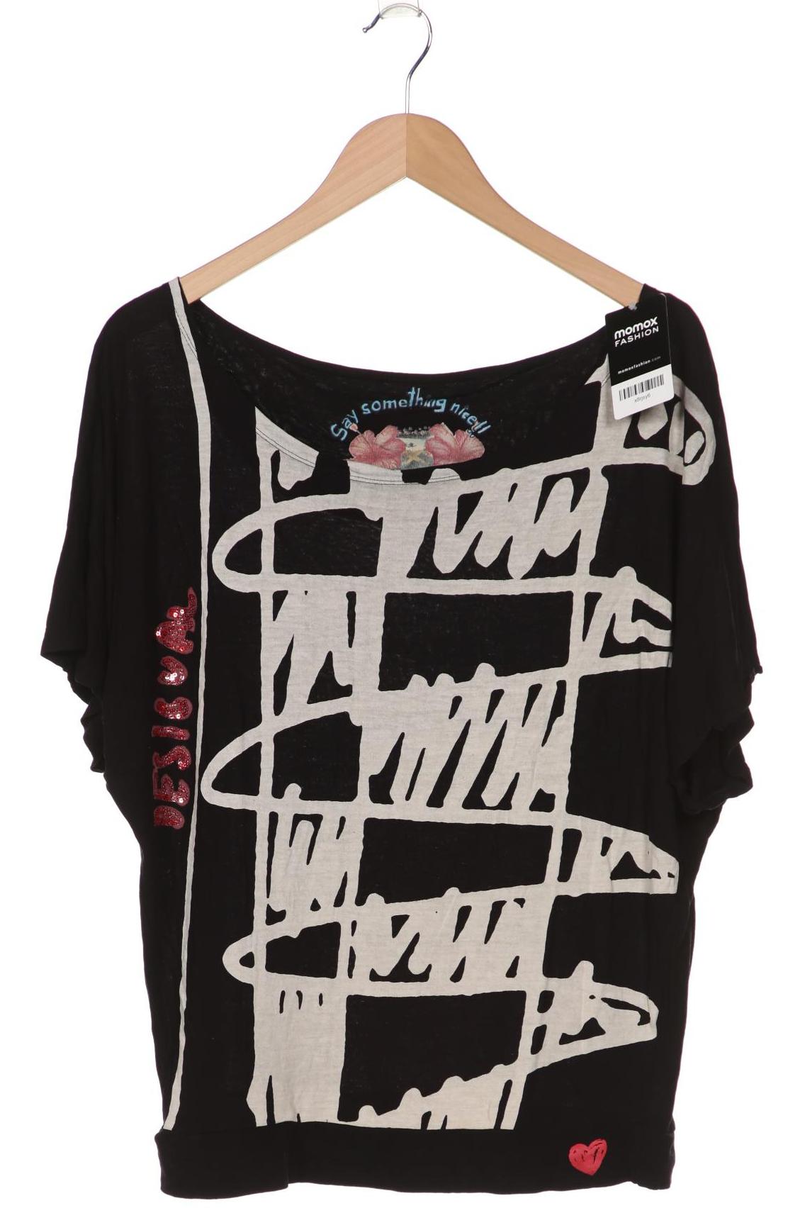 

Desigual Damen T-Shirt, schwarz