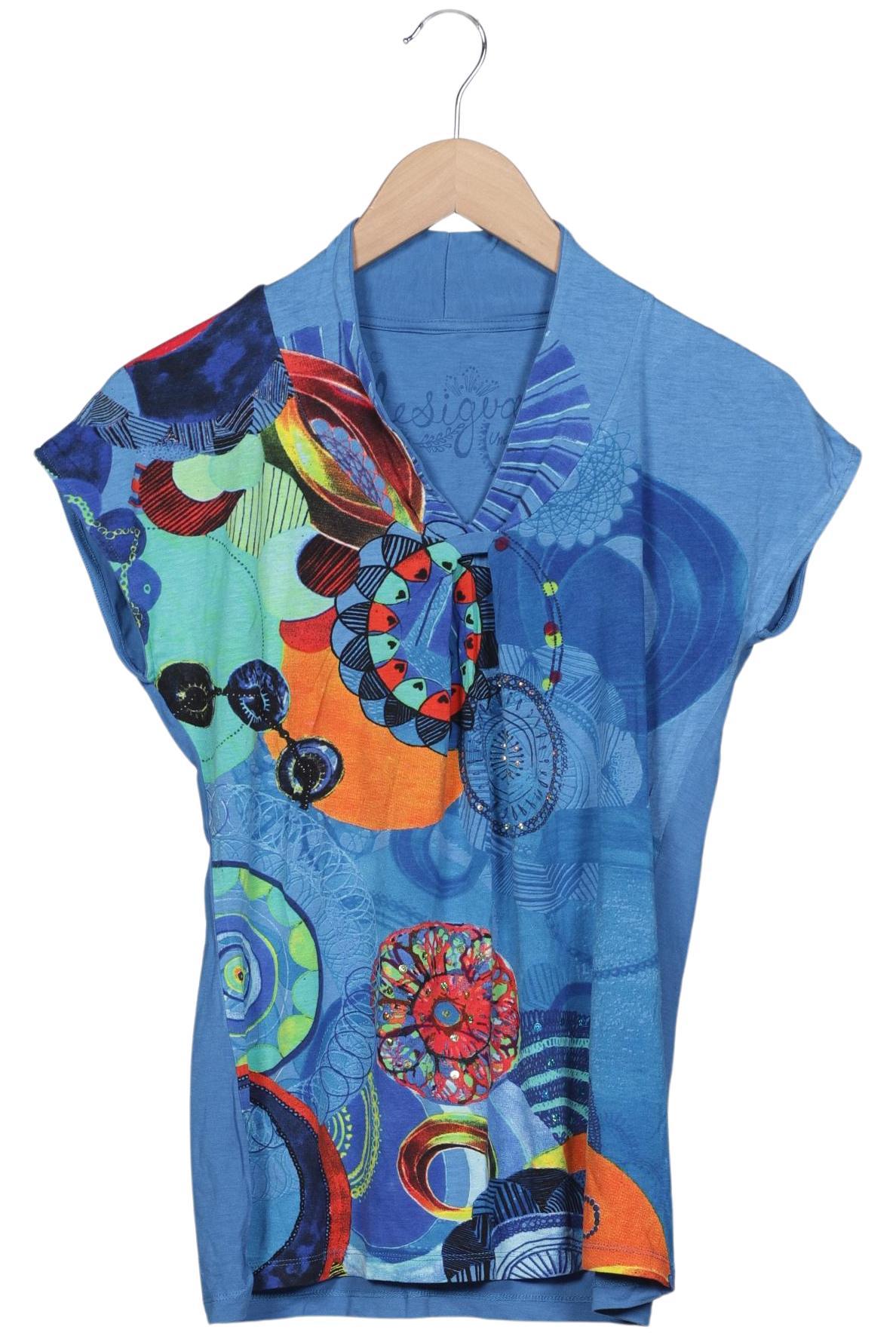 Thumbnail - Desigual Damen T-Shirt, blau, Gr. 42