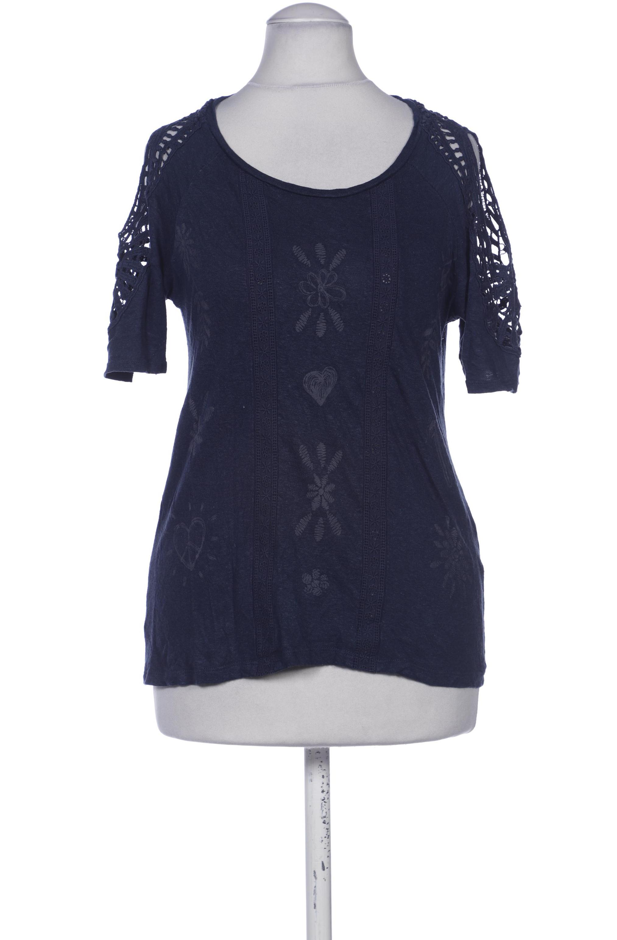 

Desigual Damen T-Shirt, marineblau, Gr. 36