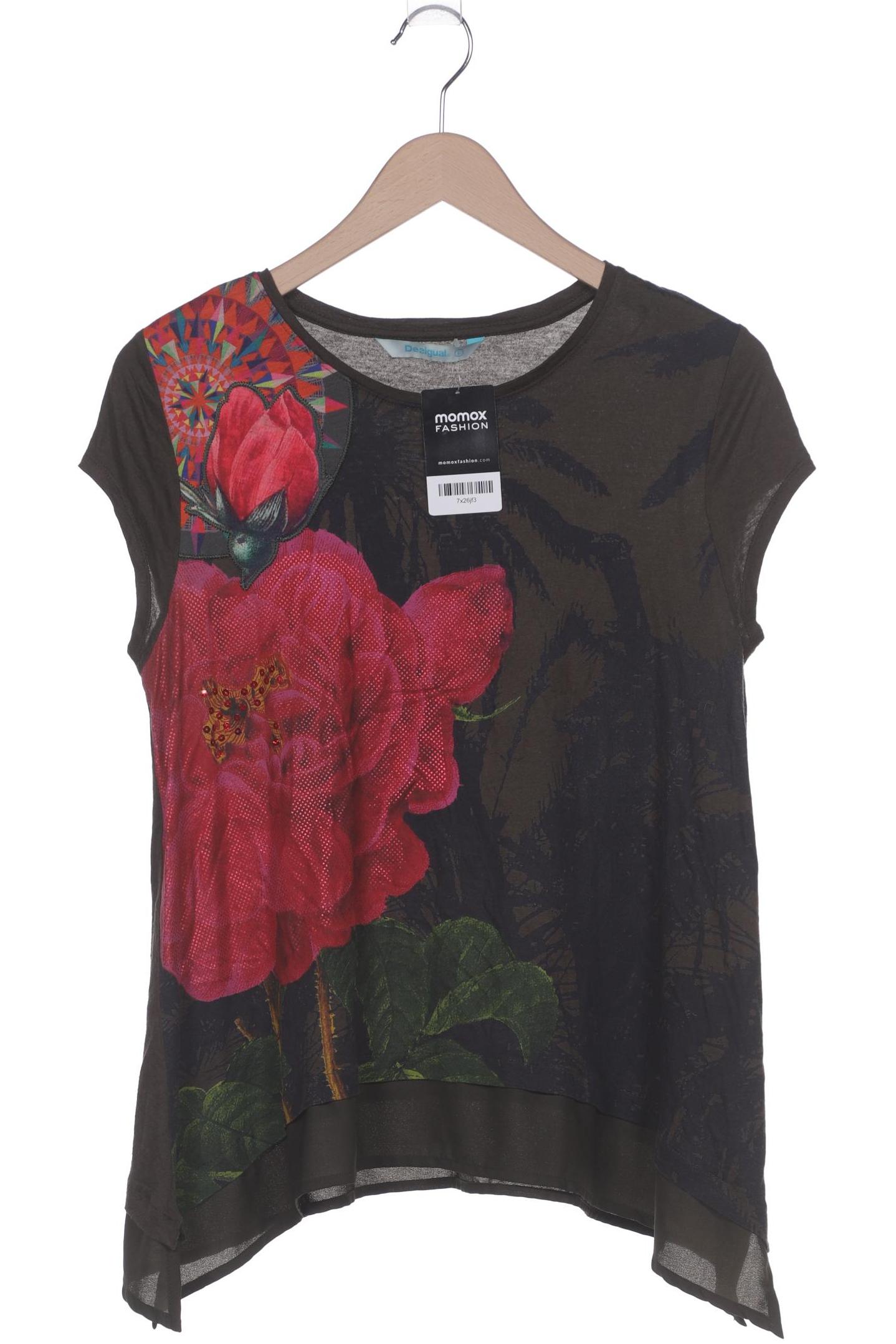 

Desigual Damen T-Shirt, grün, Gr. 42