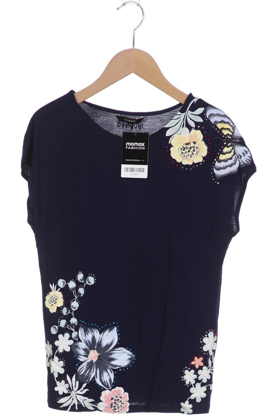 

Desigual Damen T-Shirt, marineblau