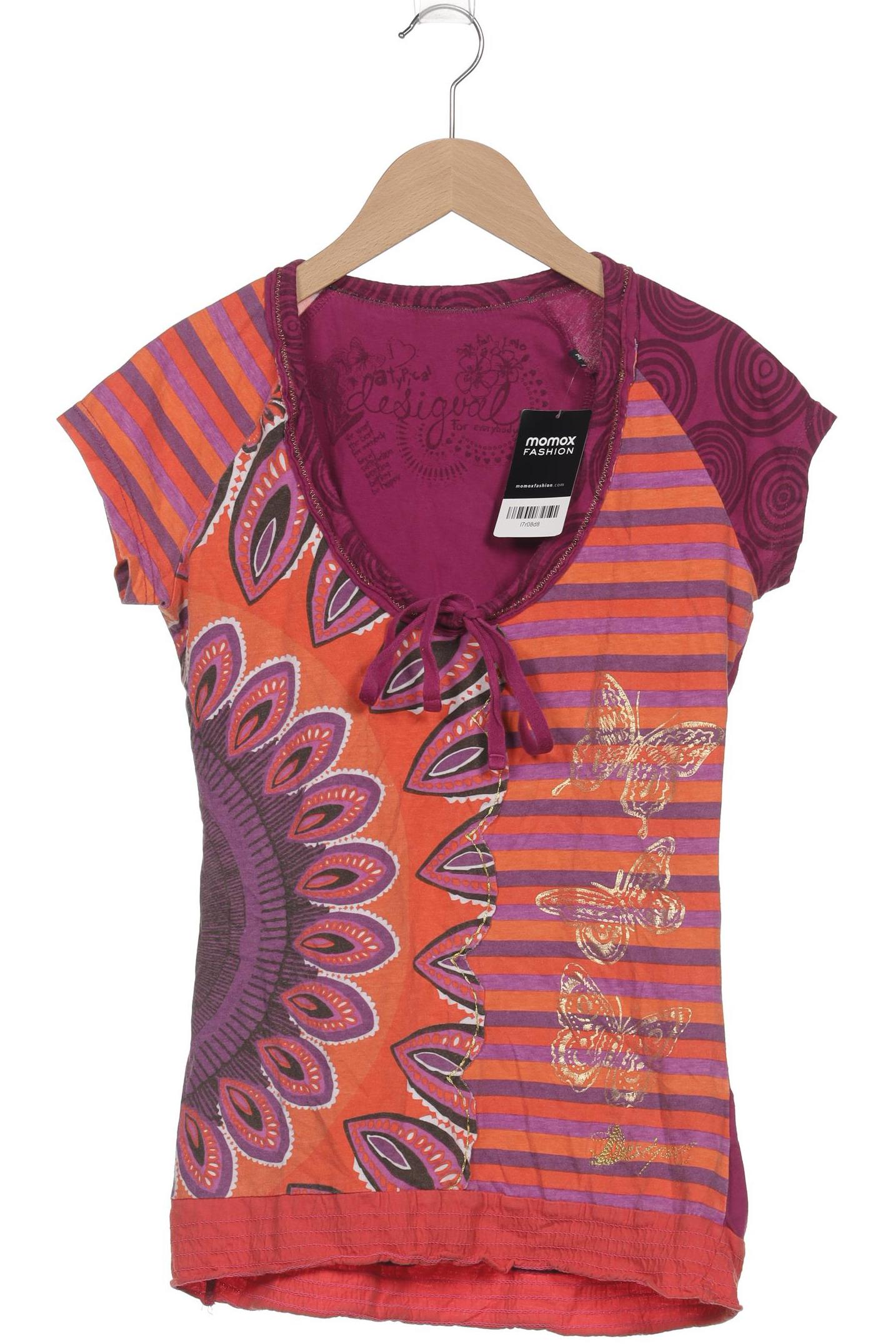 

Desigual Damen T-Shirt, orange, Gr. 38