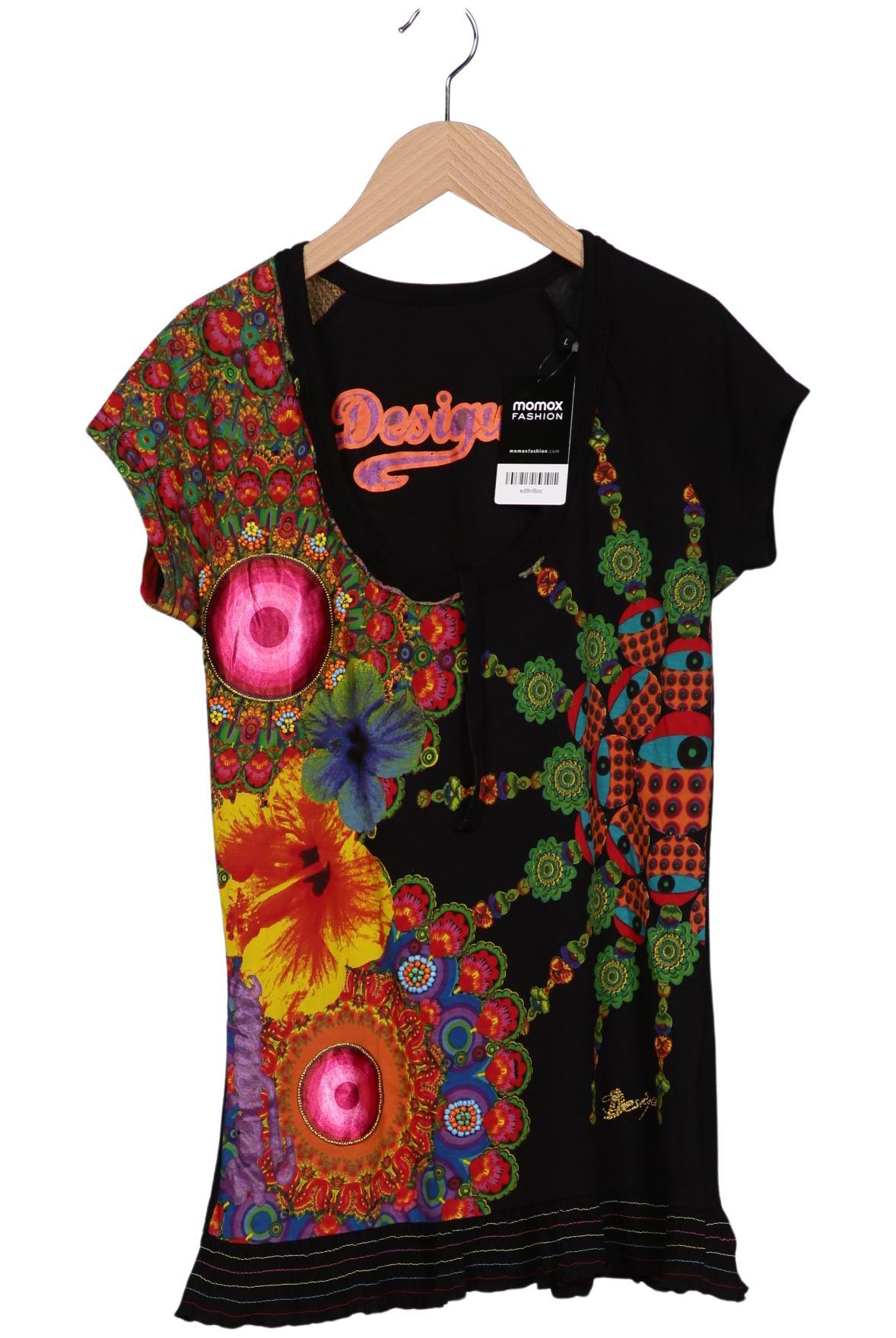 

Desigual Damen T-Shirt, schwarz, Gr. 42