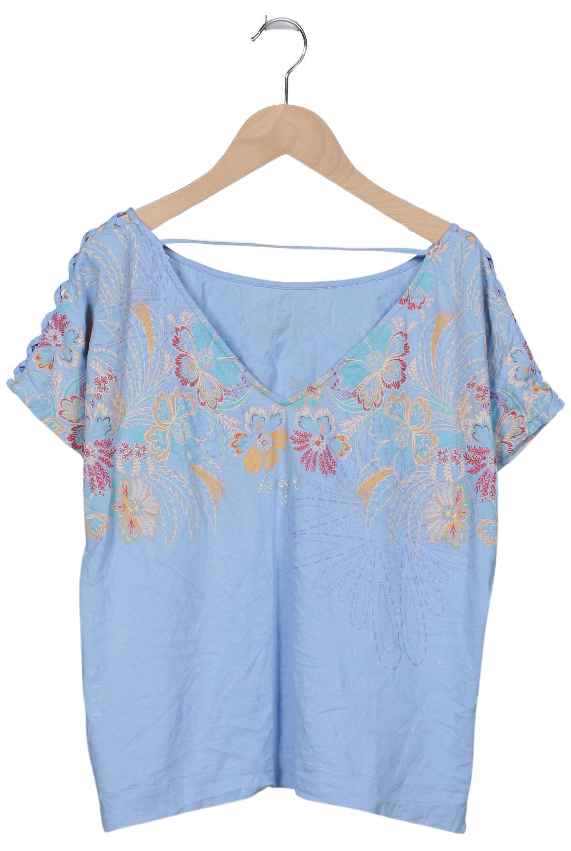 

Desigual Damen T-Shirt, blau, Gr. 44