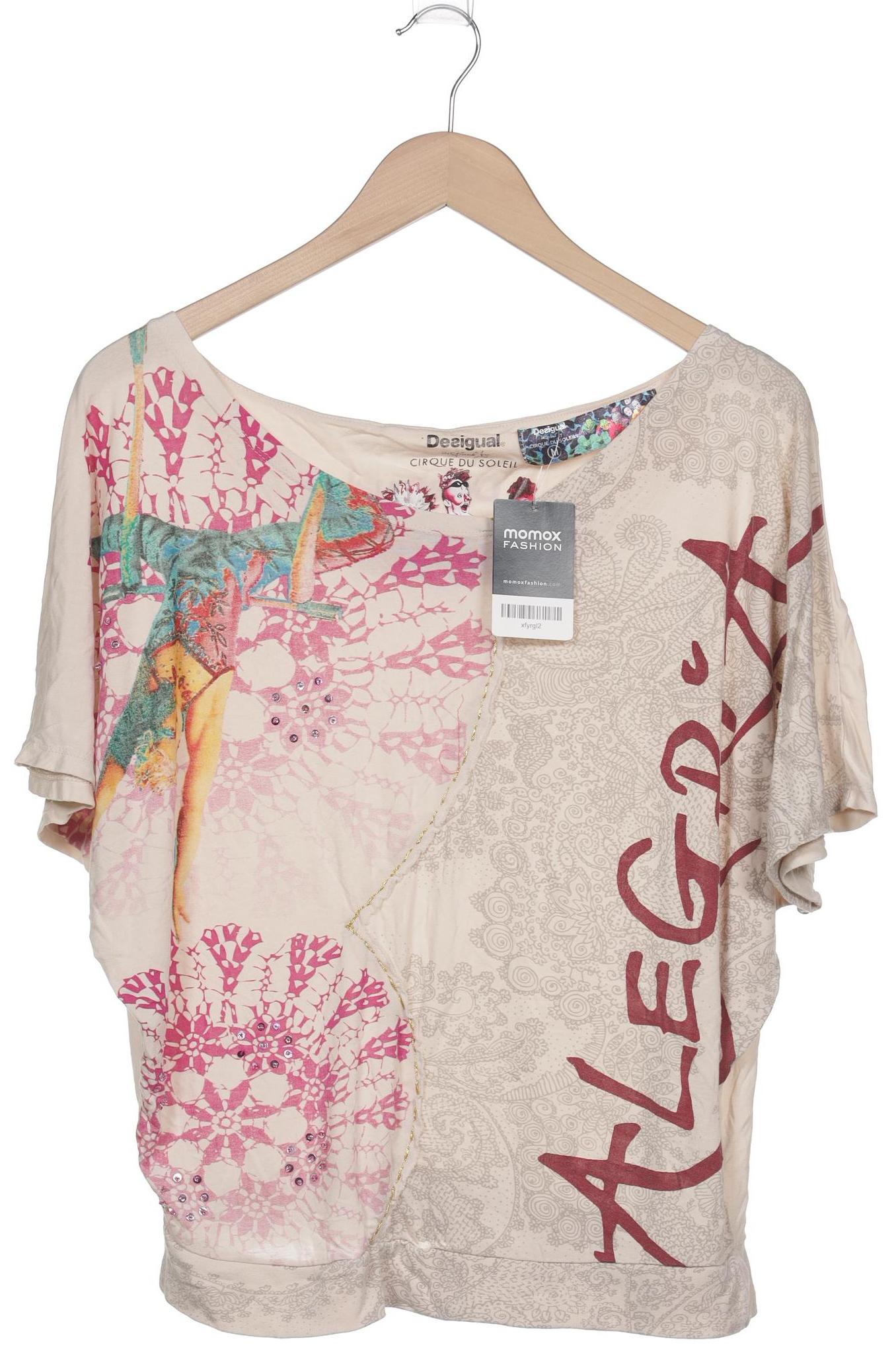 

Desigual Damen T-Shirt, beige, Gr. 38