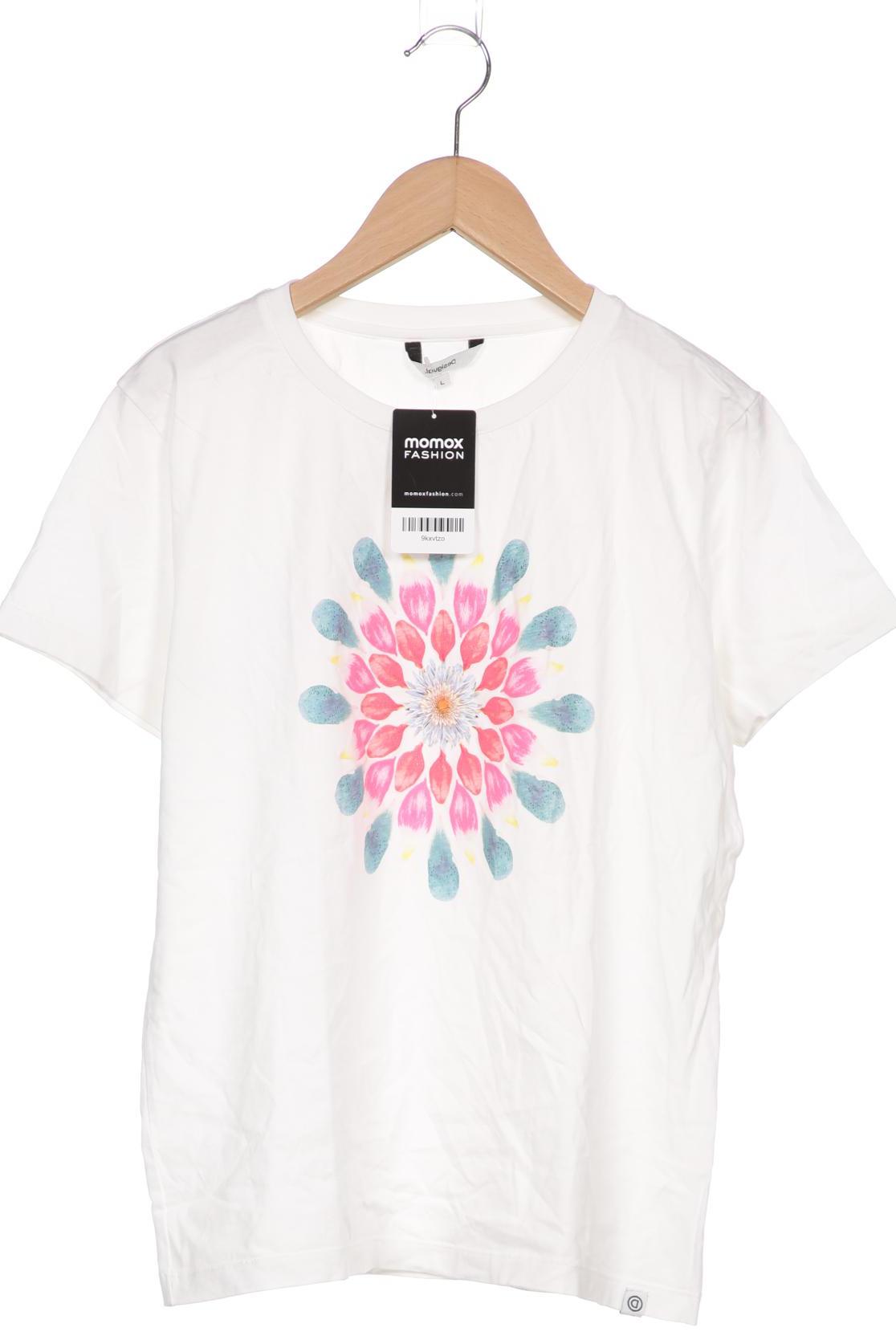 

Desigual Damen T-Shirt, weiß, Gr. 42