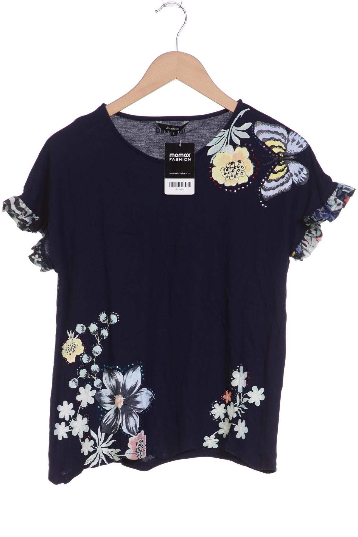 

Desigual Damen T-Shirt, marineblau, Gr. 42