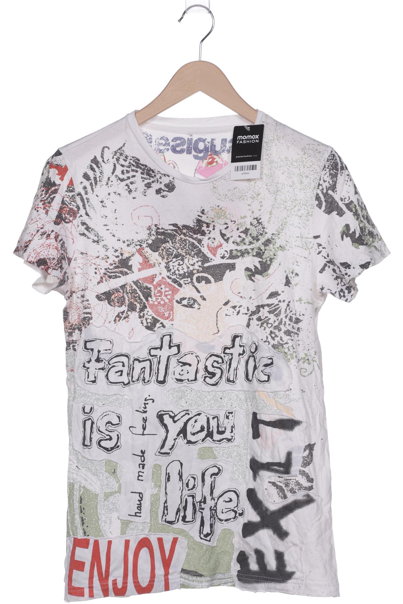 

Desigual Damen T-Shirt, weiß, Gr. 36