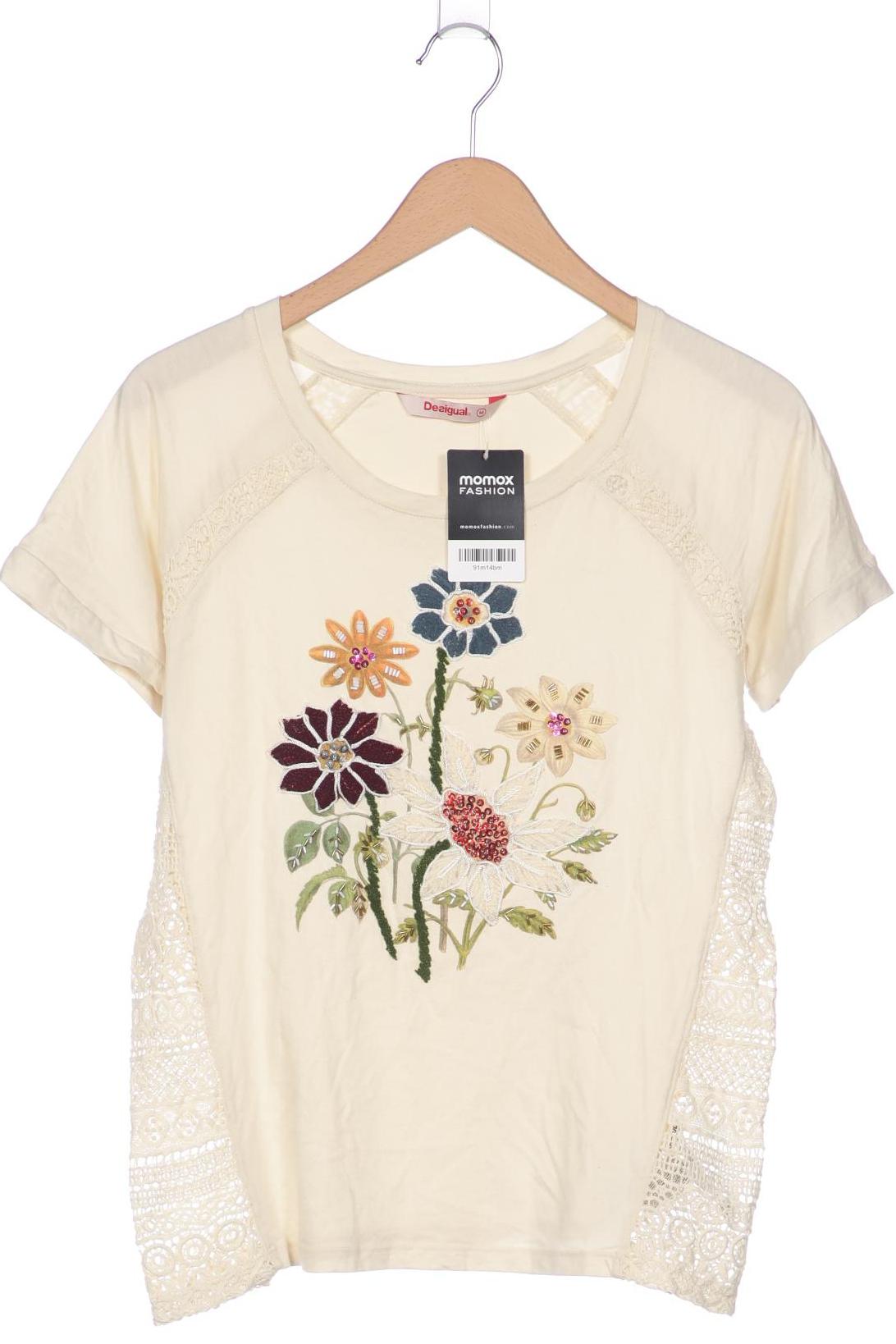 

Desigual Damen T-Shirt, beige, Gr. 38