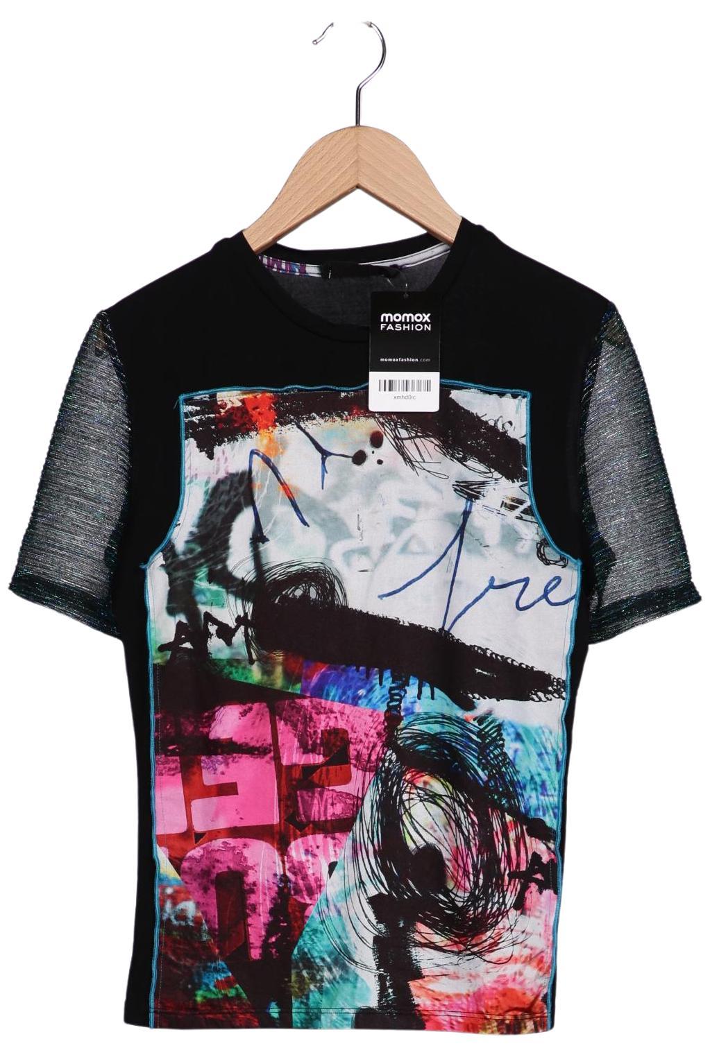 

Desigual Damen T-Shirt, schwarz, Gr. 36