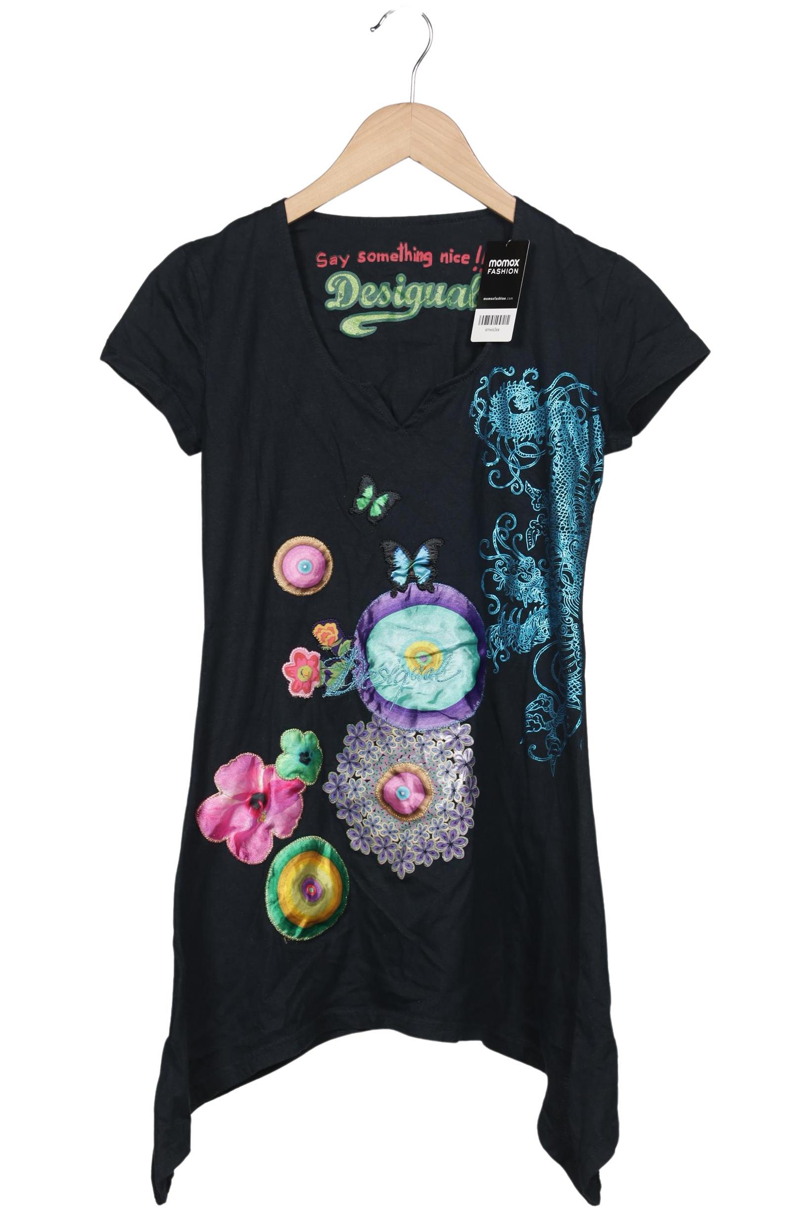 

Desigual Damen T-Shirt, marineblau, Gr. 36
