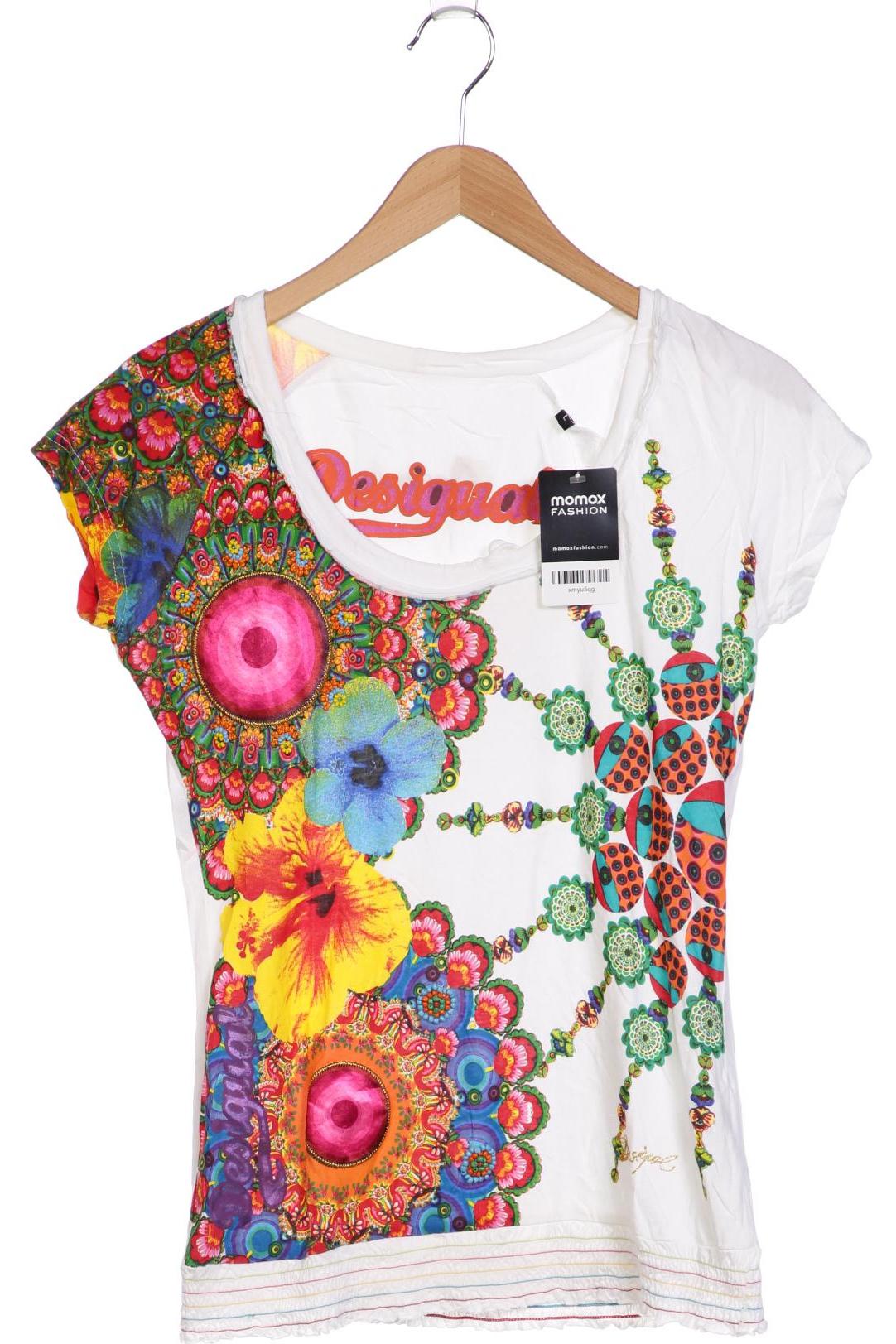 

Desigual Damen T-Shirt, weiß, Gr. 42