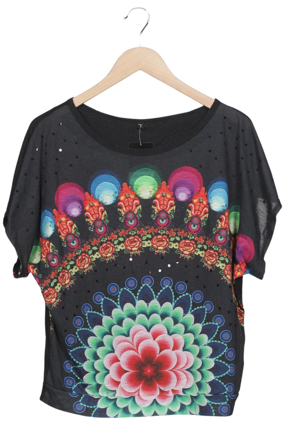 

Desigual Damen T-Shirt, mehrfarbig, Gr. 42