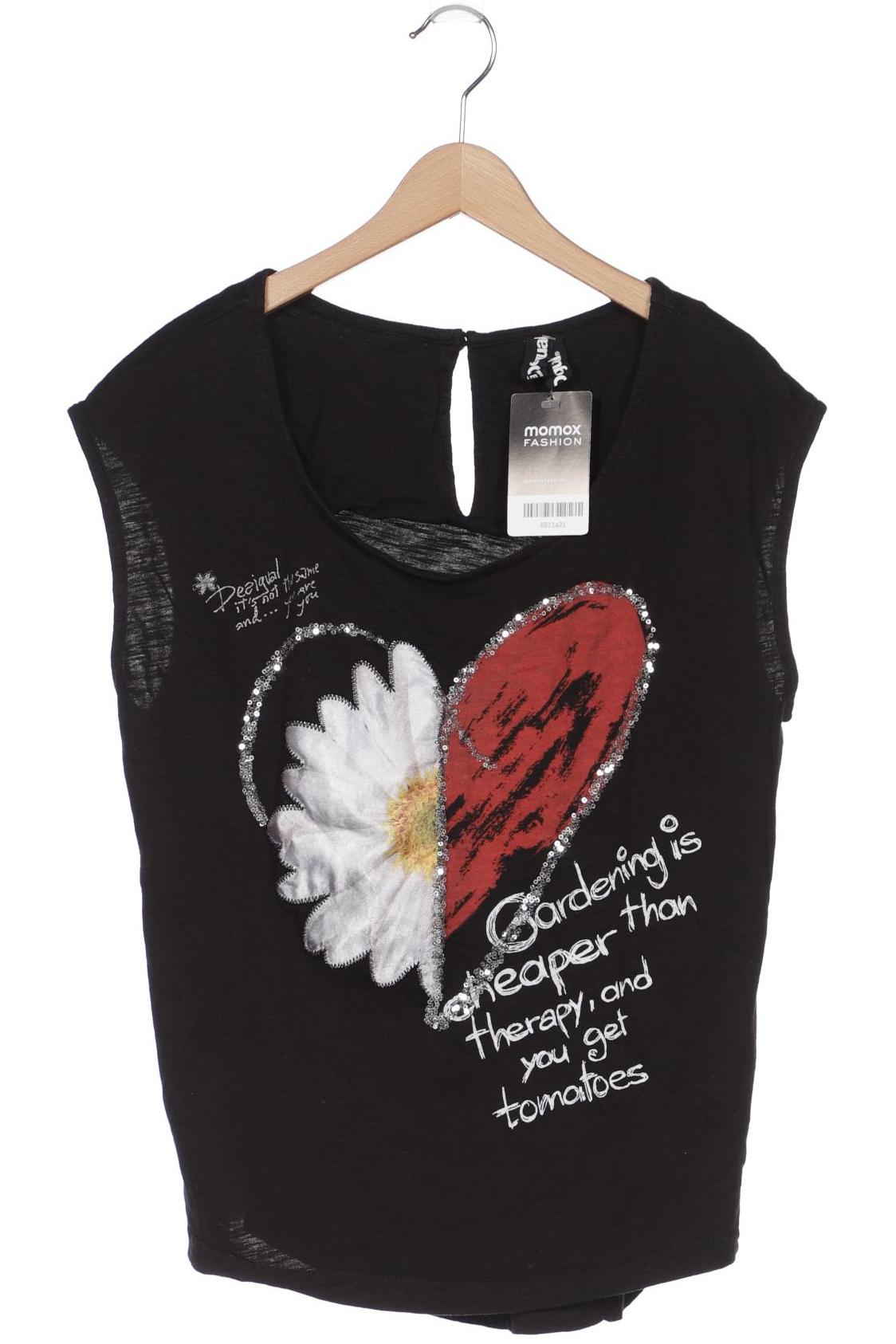 

Desigual Damen T-Shirt, schwarz, Gr. 38