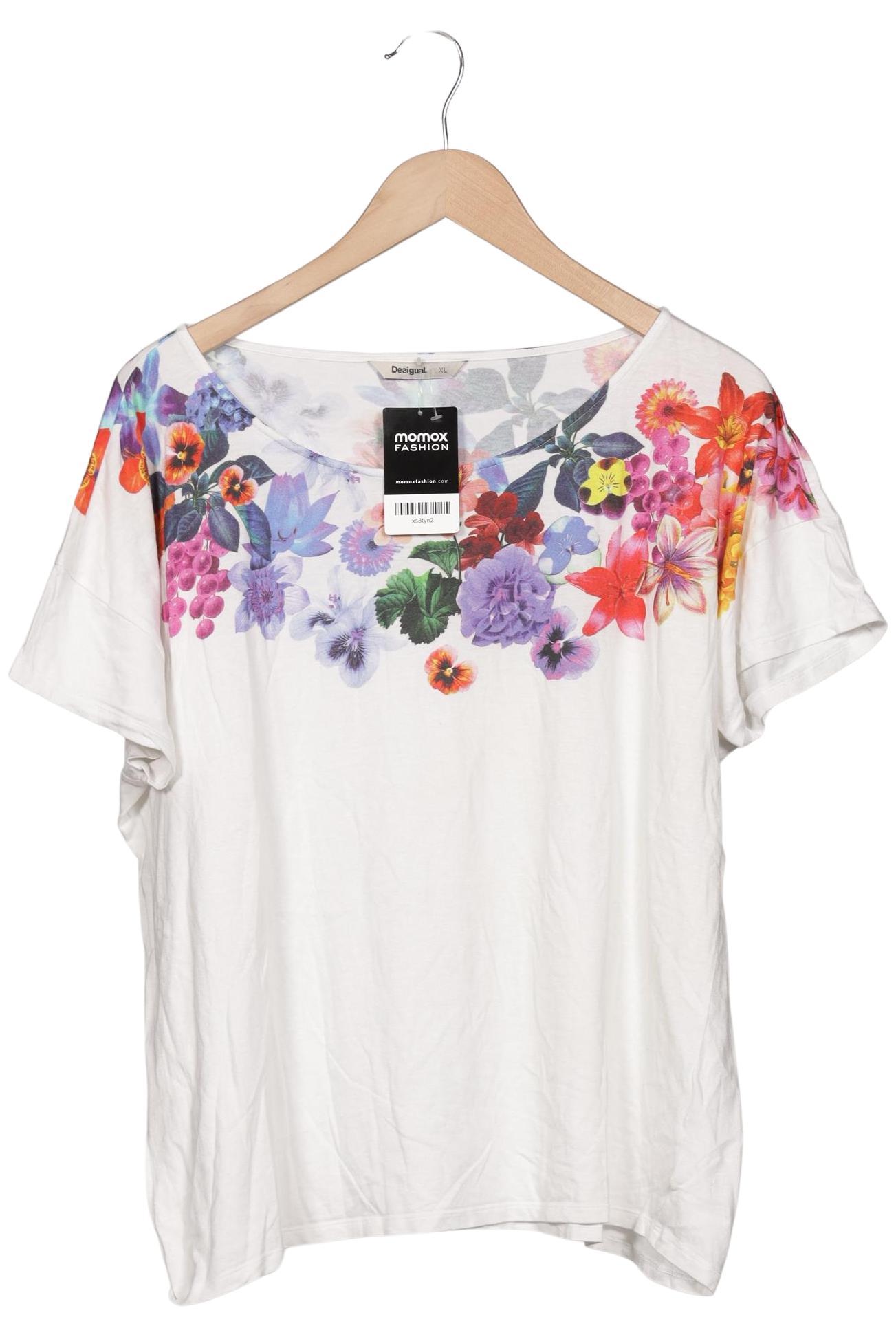 

Desigual Damen T-Shirt, weiß, Gr. 44