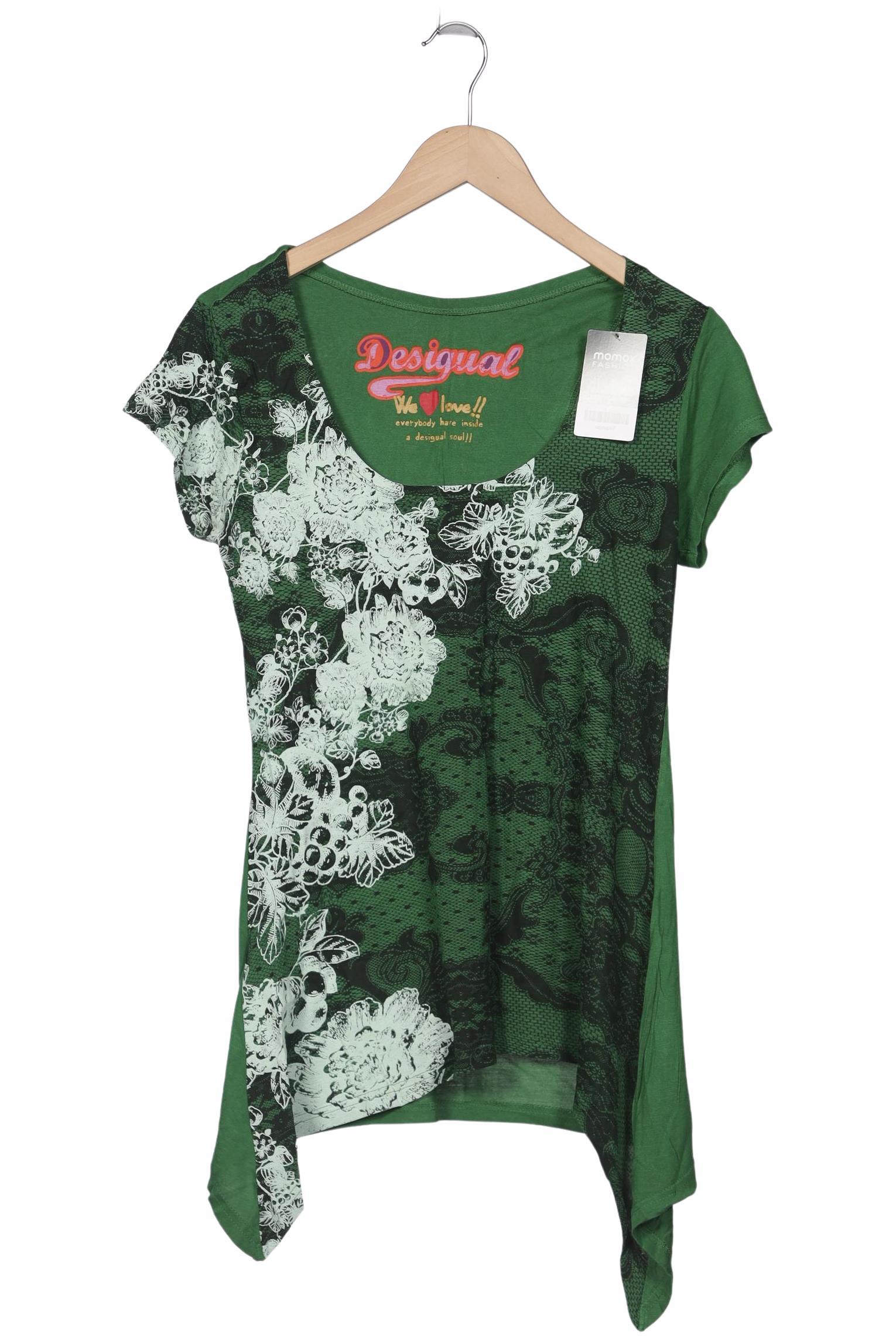 

Desigual Damen T-Shirt, grün, Gr. 42