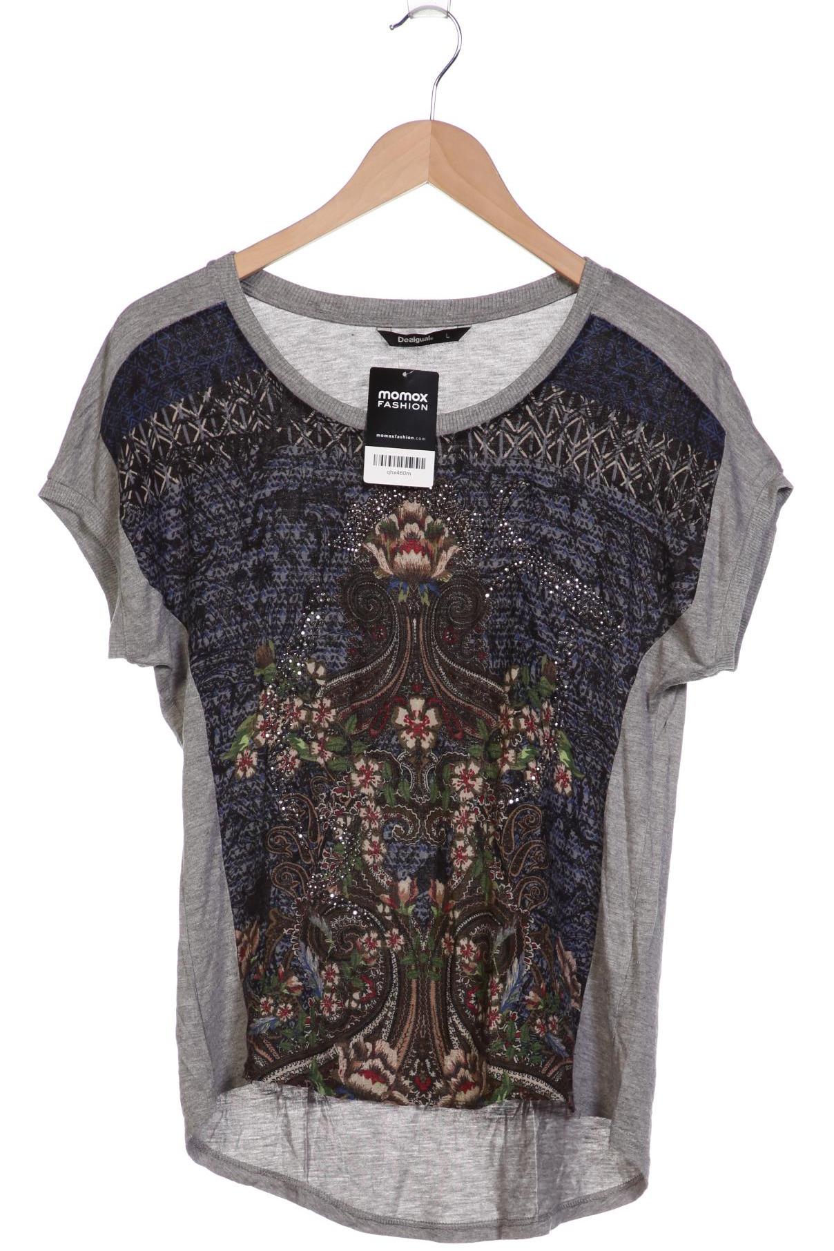 

Desigual Damen T-Shirt, grau, Gr. 42