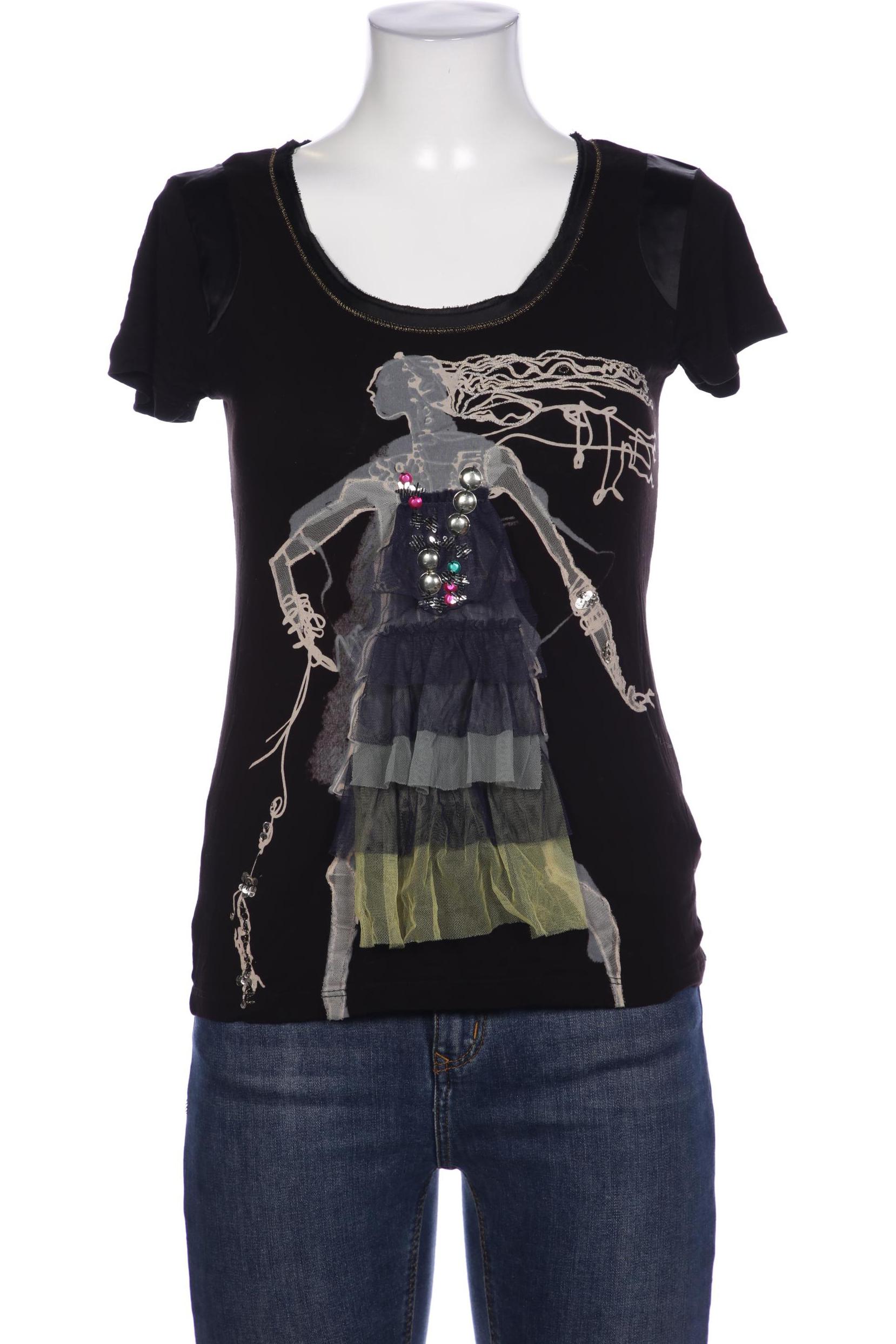 

Desigual Damen T-Shirt, schwarz