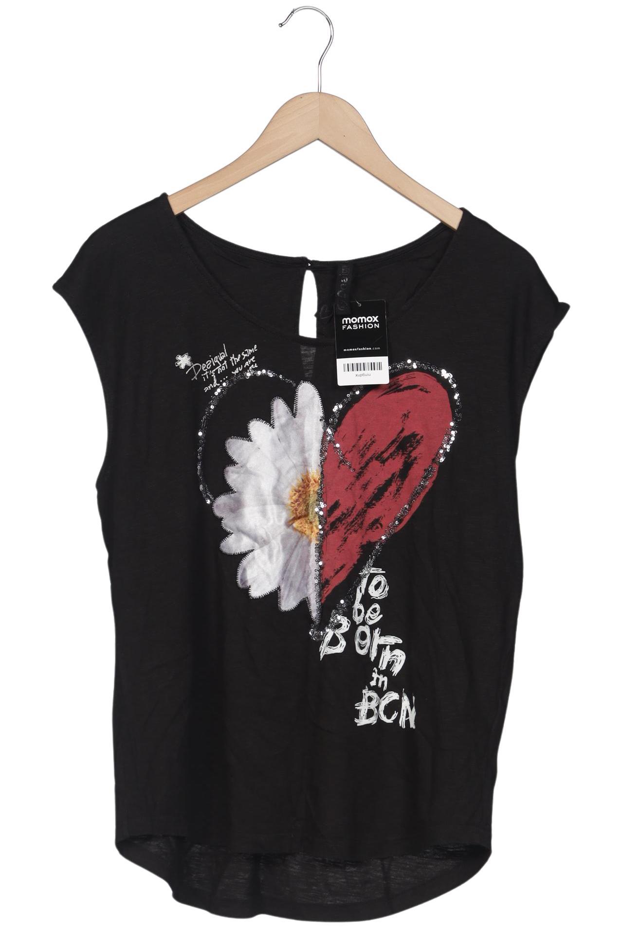 

Desigual Damen T-Shirt, schwarz, Gr. 42