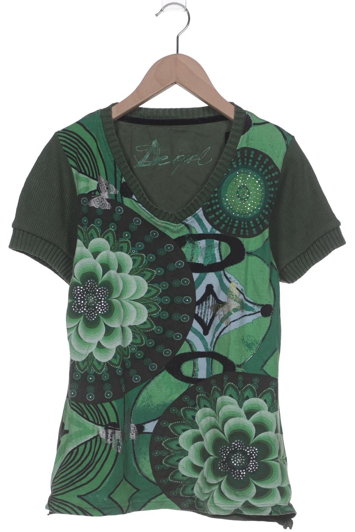 

Desigual Damen T-Shirt, grün, Gr. 42