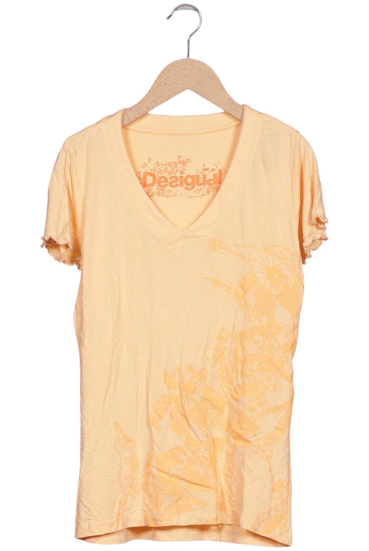 

Desigual Damen T-Shirt, orange, Gr. 38