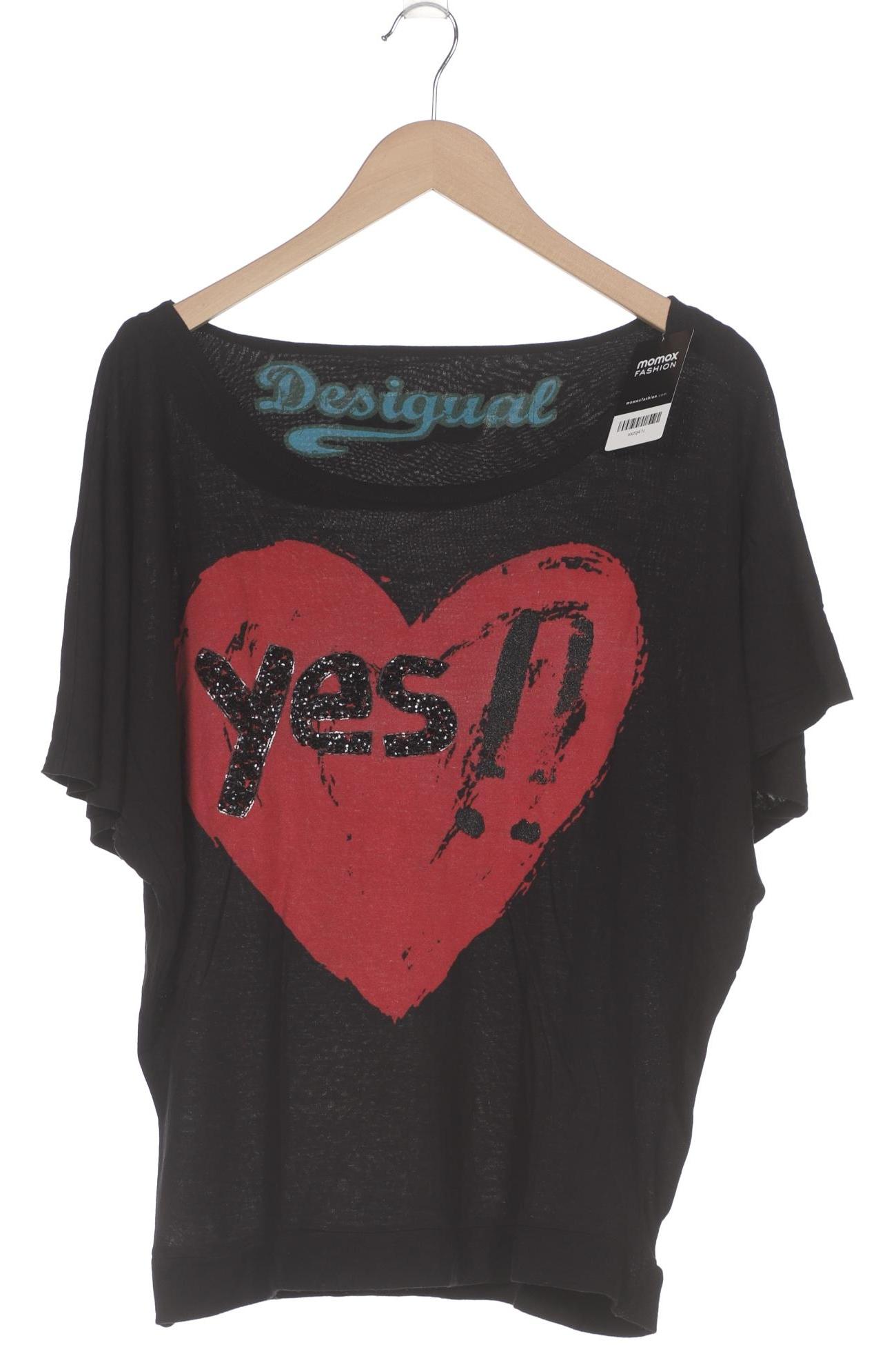 

Desigual Damen T-Shirt, schwarz, Gr. 38