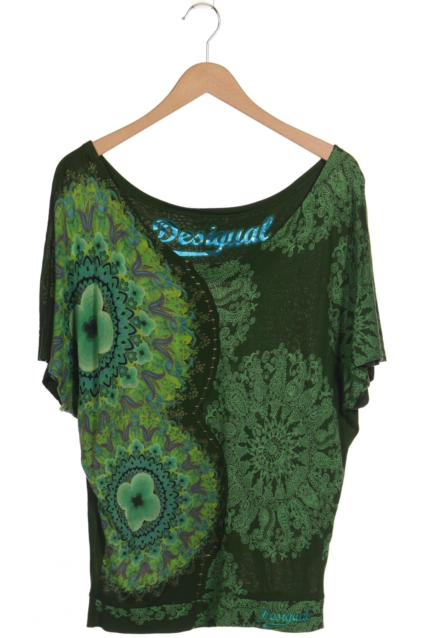 

Desigual Damen T-Shirt, grün, Gr. 38
