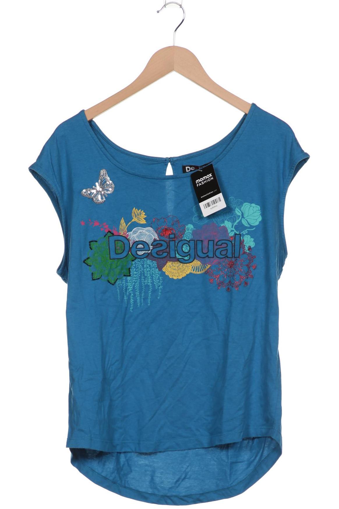 

Desigual Damen T-Shirt, blau