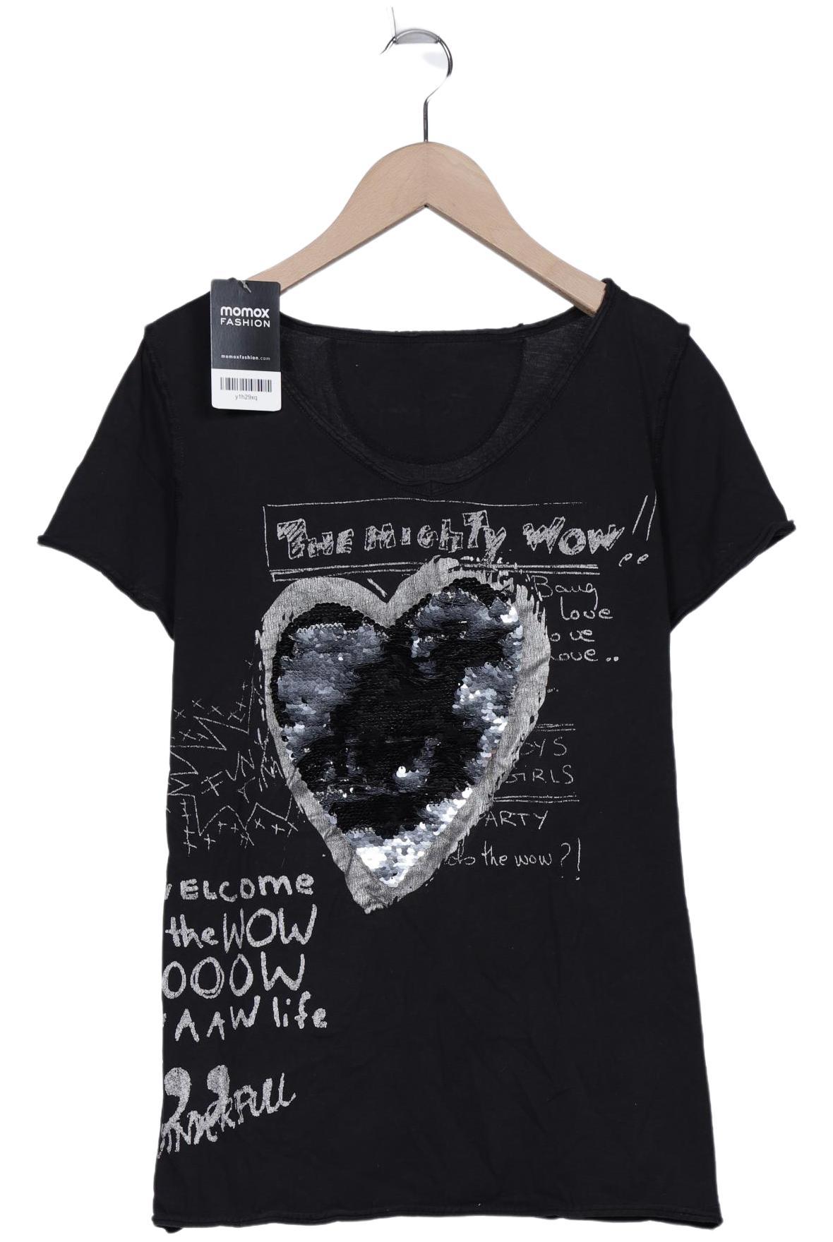 

Desigual Damen T-Shirt, schwarz, Gr. 38